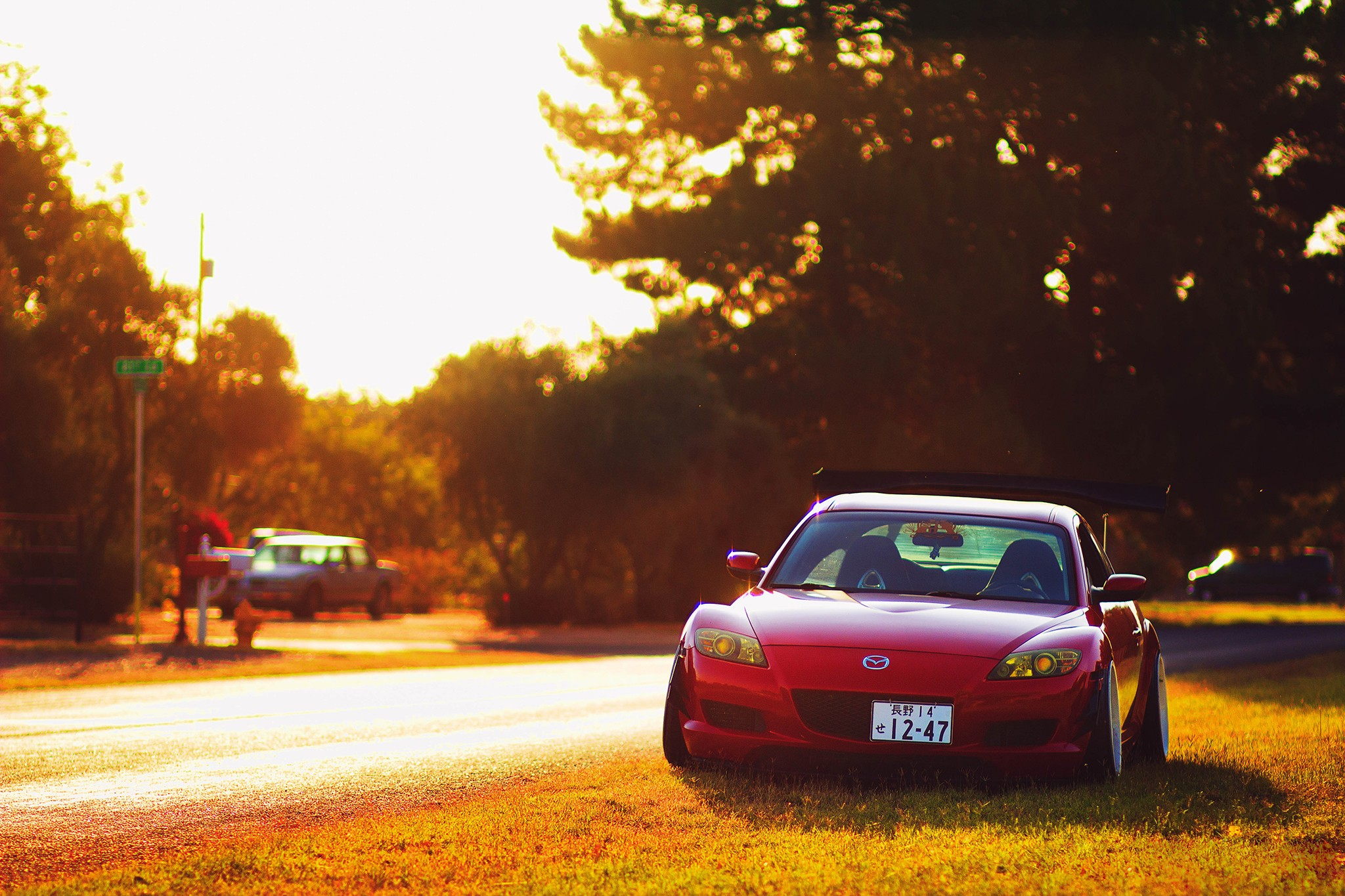 2048x1365 Wallpaper : px, drift, evening, lights, Mazda RX 8, morning, old car, Project CARS, red cars, sports car 4kWallpaper 747638 HD Wallpapers