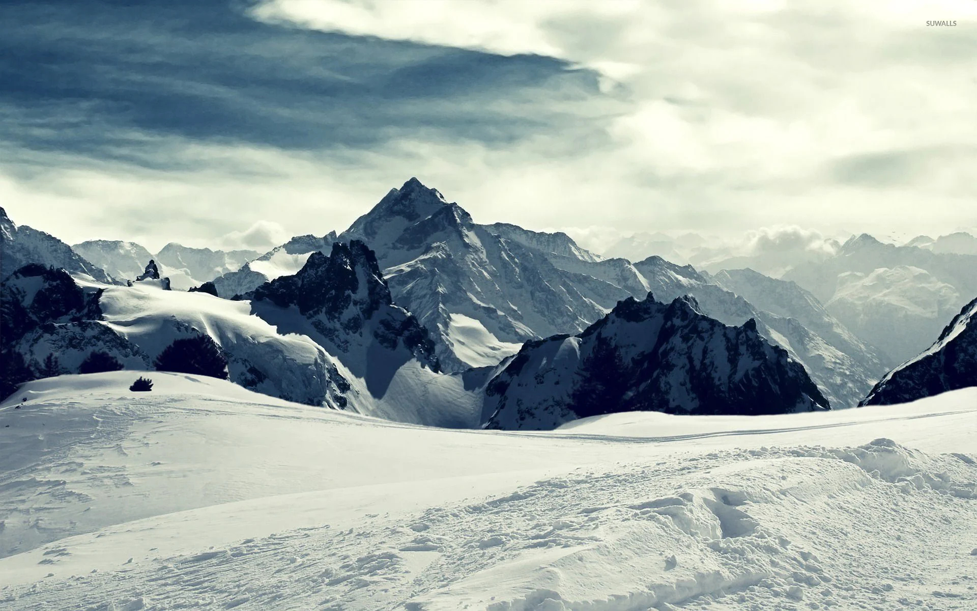 1920x1200 Snowy Mountain Wallpapers Top Free Snowy Mountain Backgrounds