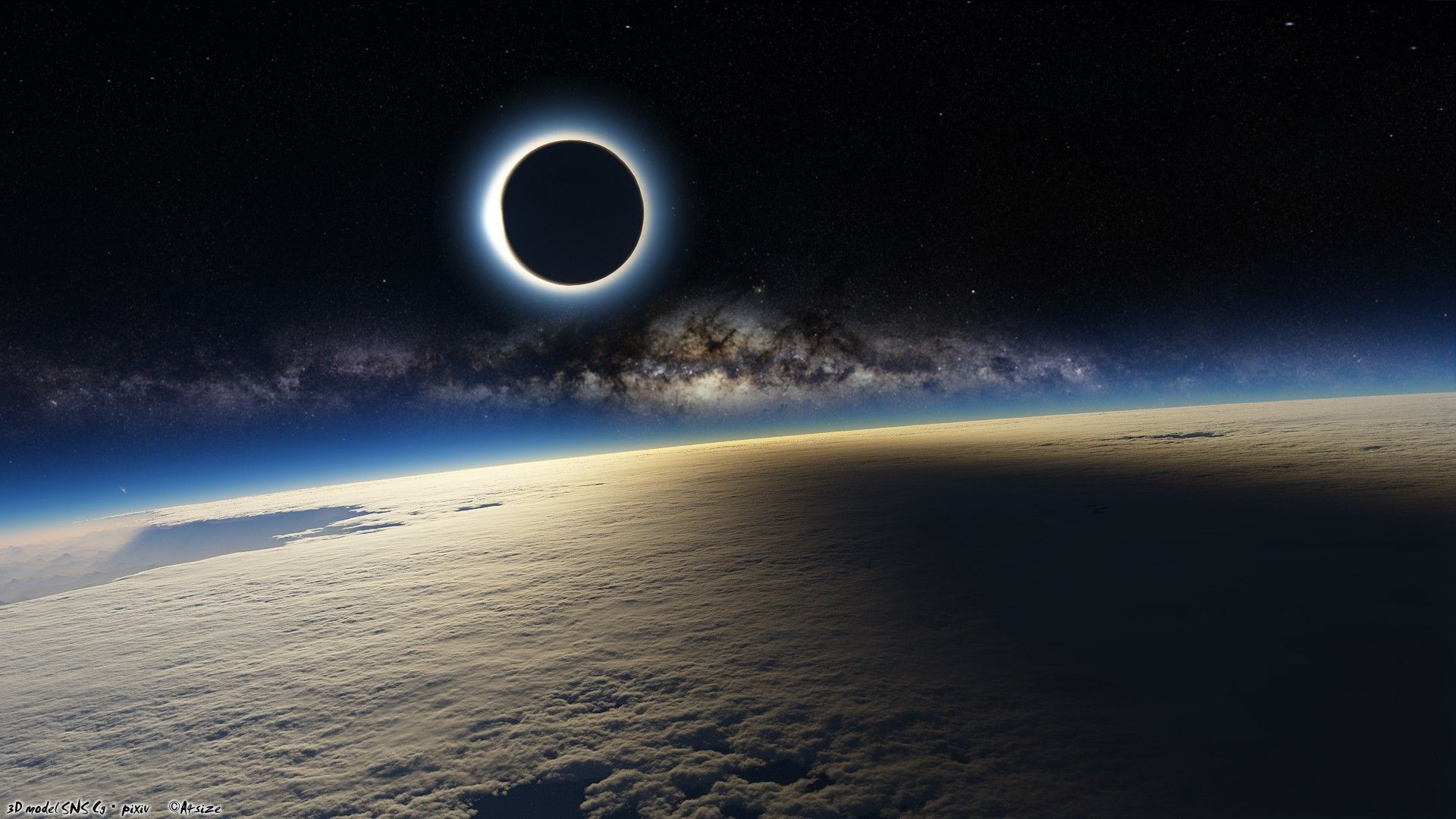 1920x1080 Space Solar Eclipse Wallpapers Top Free Space Solar Eclipse Backgrounds