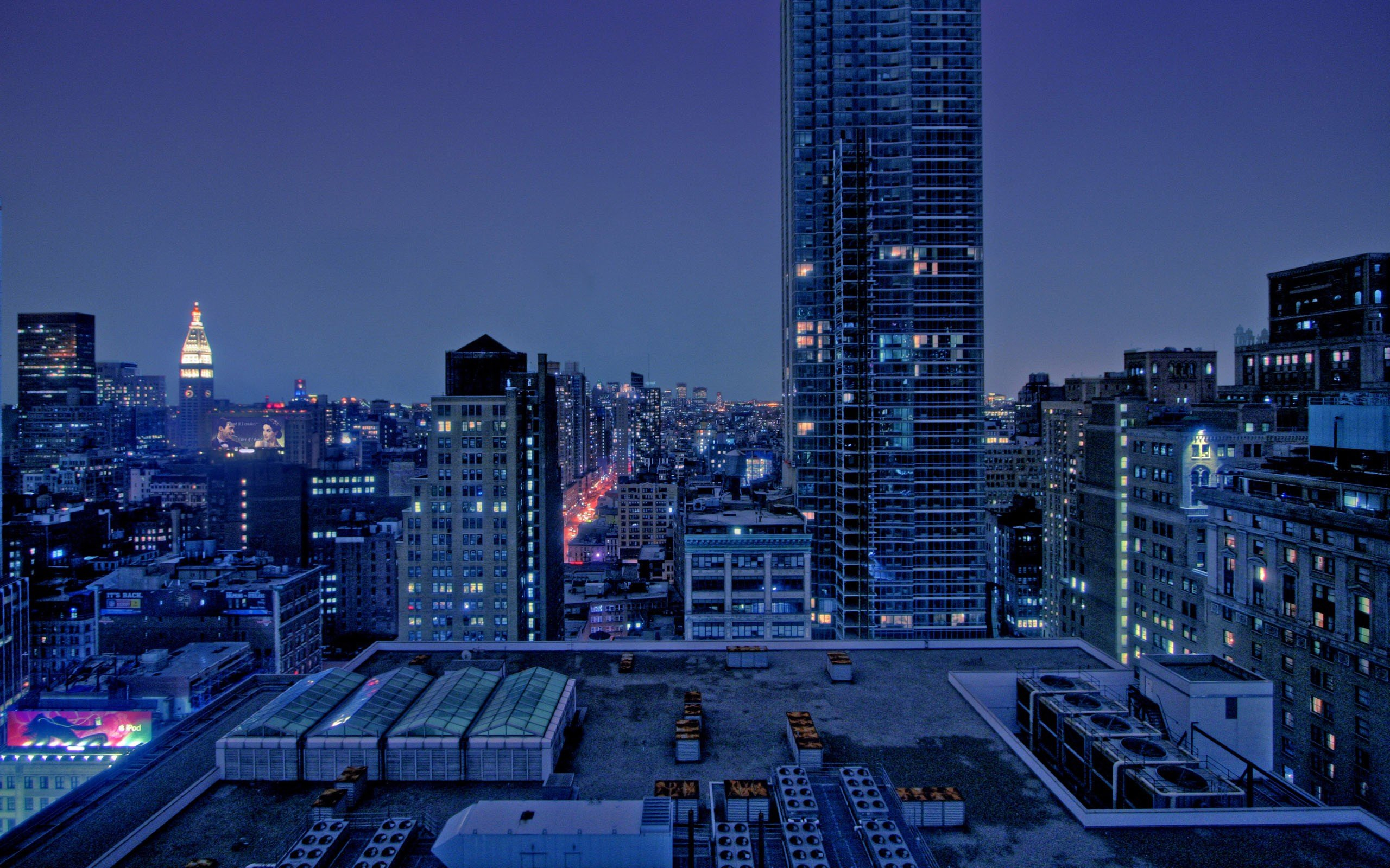 2560x1600 cityscape, Night, Skyscraper, Building, City, Lights HD Wallpapers / Desktop and Mobile Images \u0026 Photos