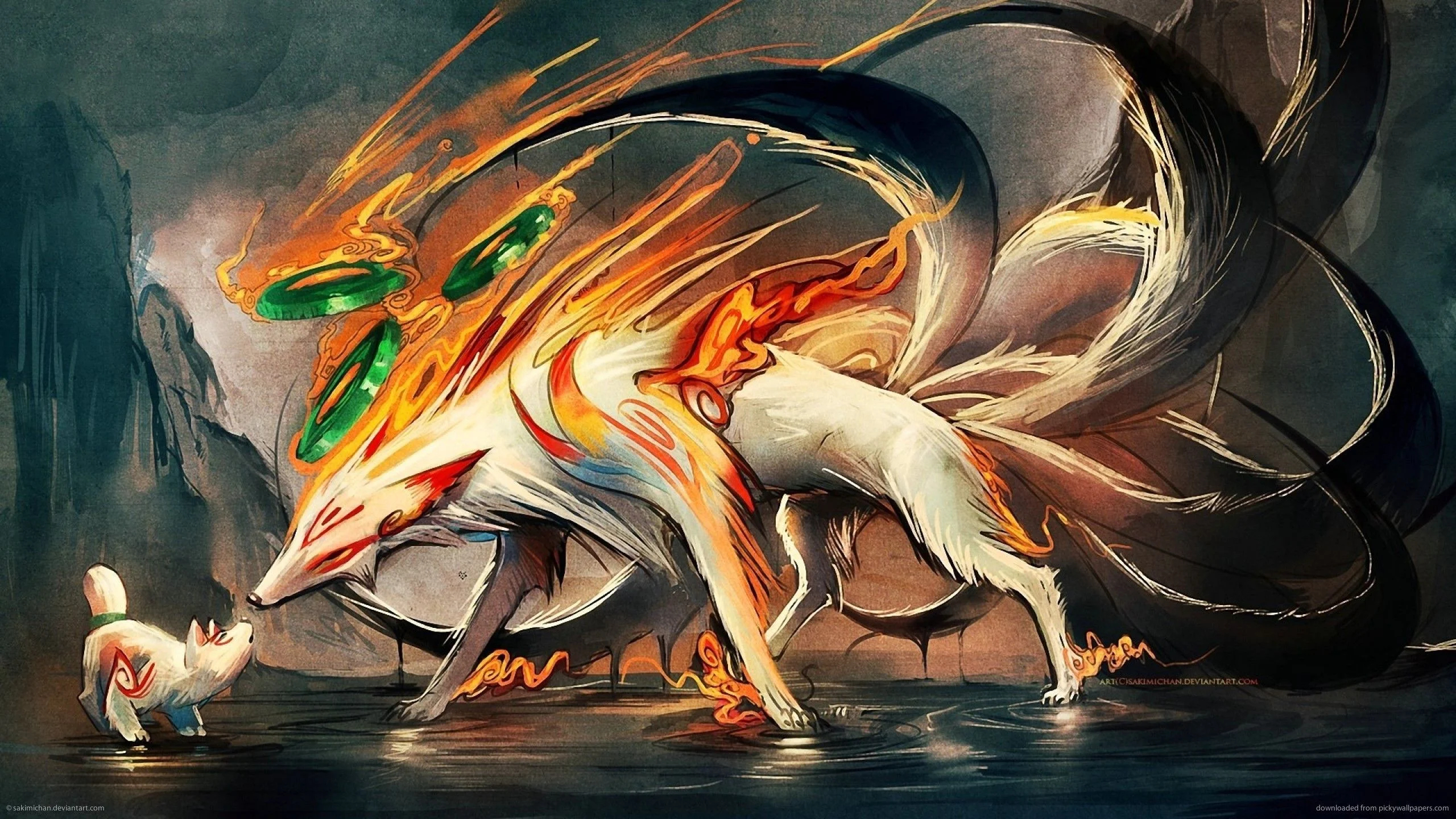 2560x1440 Nine-Tailed Fox Wallpapers Top Free Nine-Tailed Fox Backgrounds