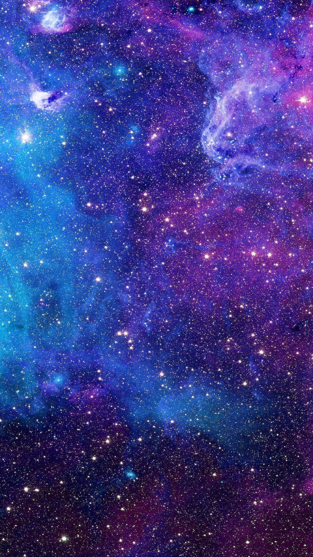 1080x1920 Download Starry Purple Galaxy Theme Wallpaper