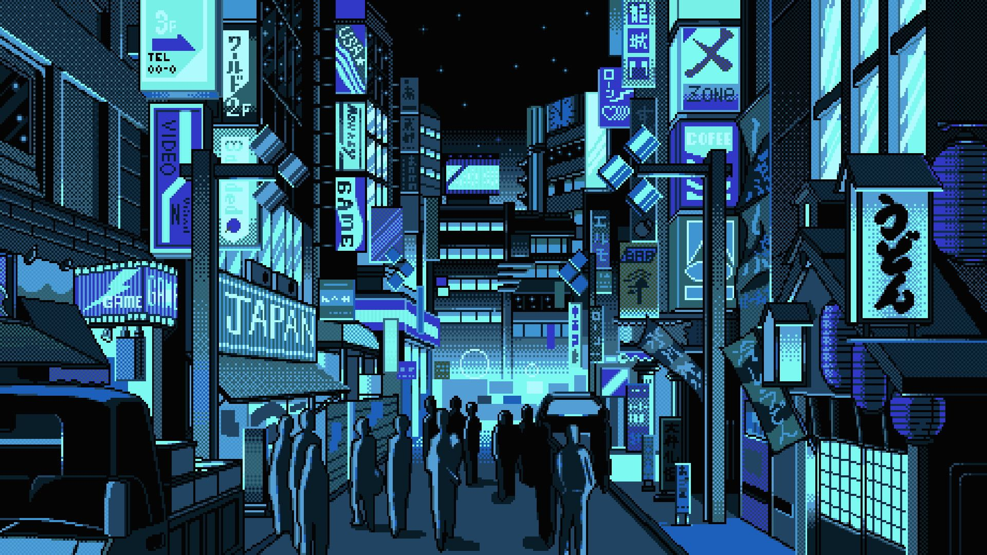 1920x1080 Tokyo Pixel Art Wallpapers Top Free Tokyo Pixel Art Backgrounds