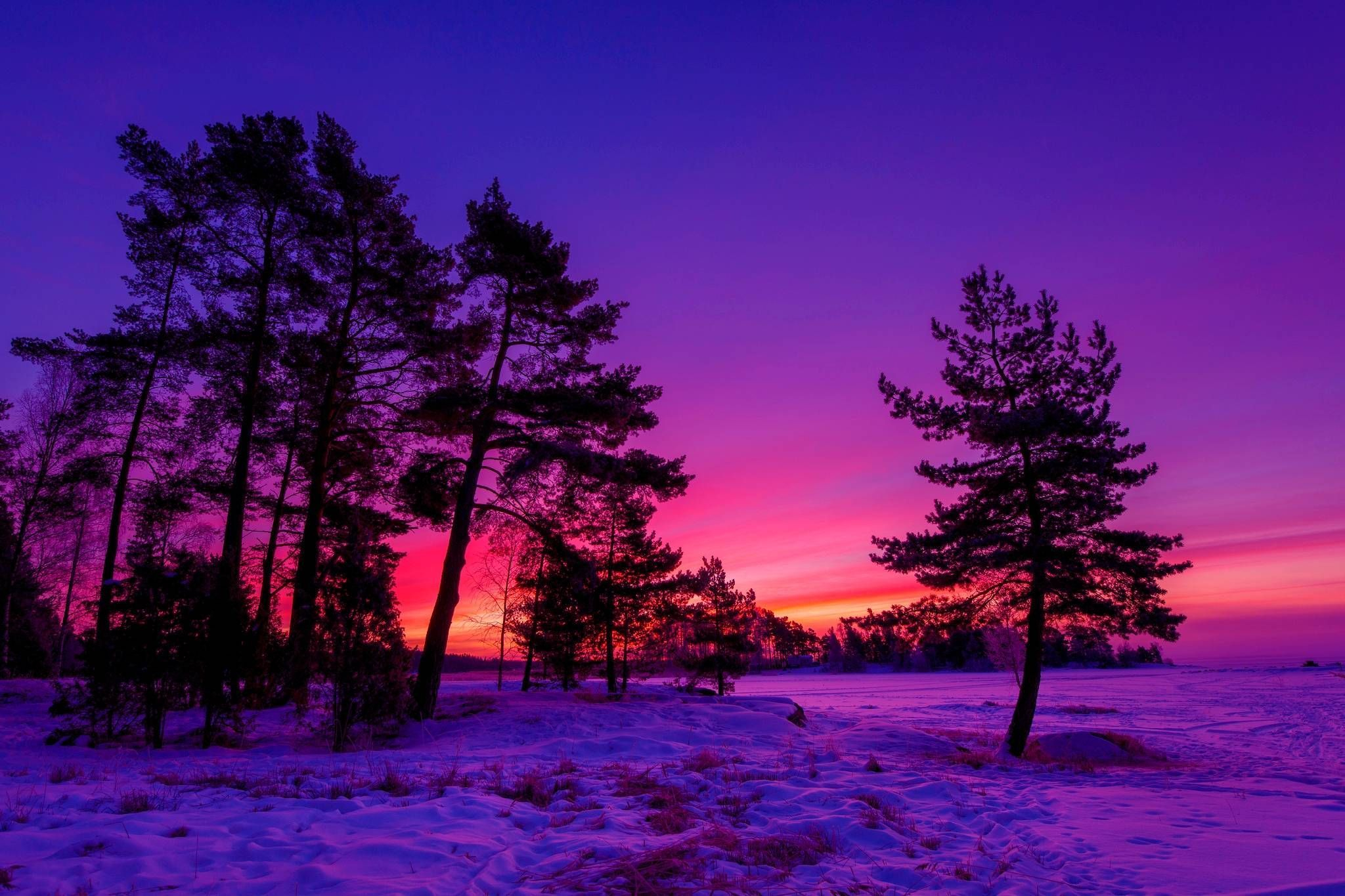 2048x1365 Beautiful Winter Sunset Wallpapers Top Free Beautiful Winter Sunset Backgrounds
