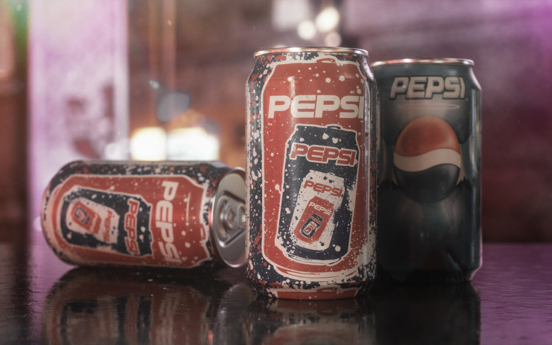1920x1200 ArtStation Pepsi Retr&Atilde;&acute; (3D concept