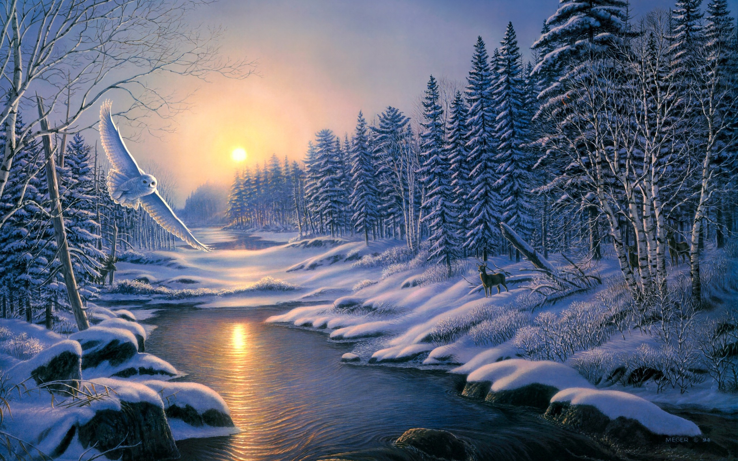2560x1600 Winter Landscapes 4k Wallpapers