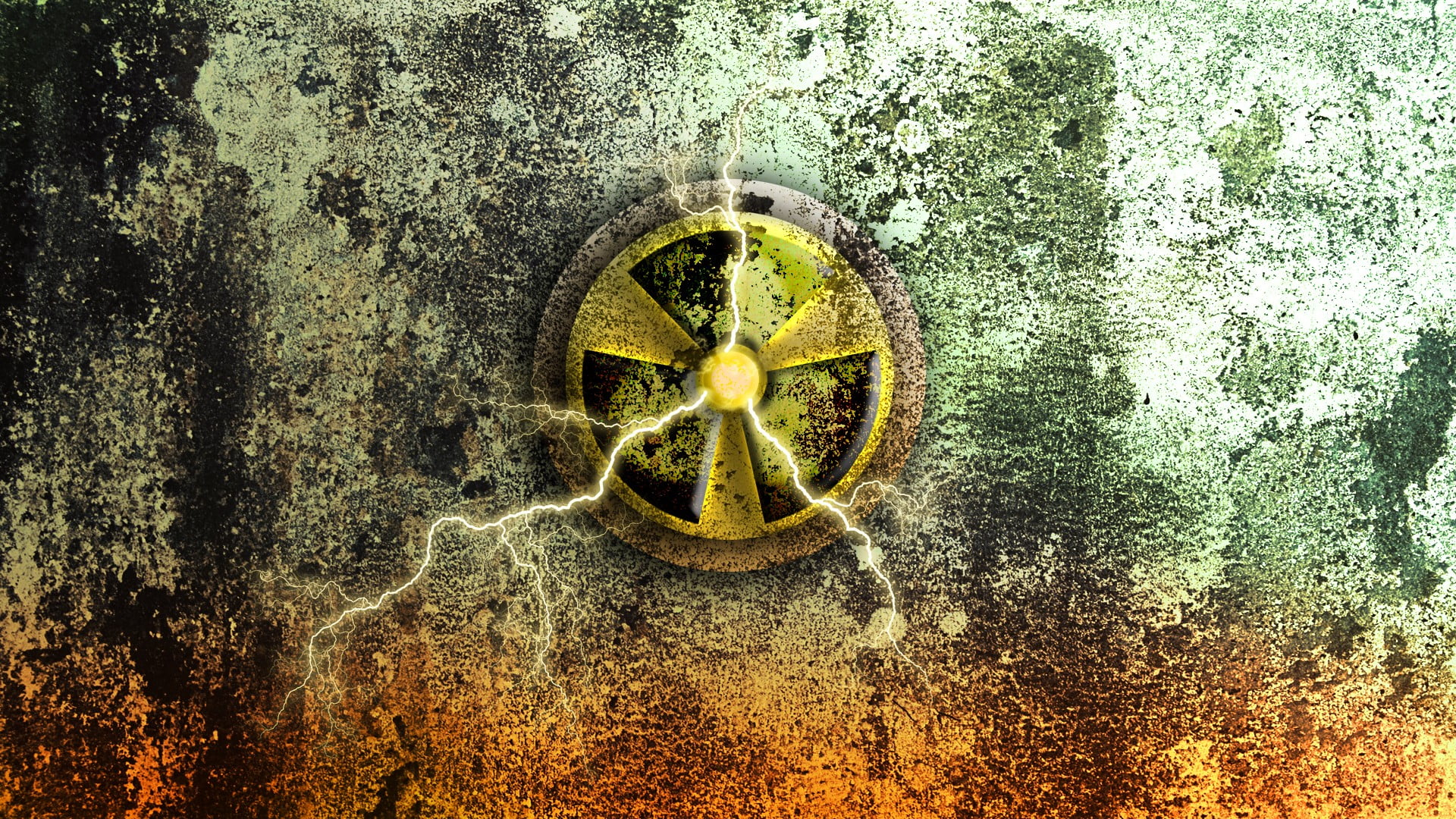 1920x1080 Radioactive logo, radioactive, green, digital art HD wallpaper | Wallpaper Flare