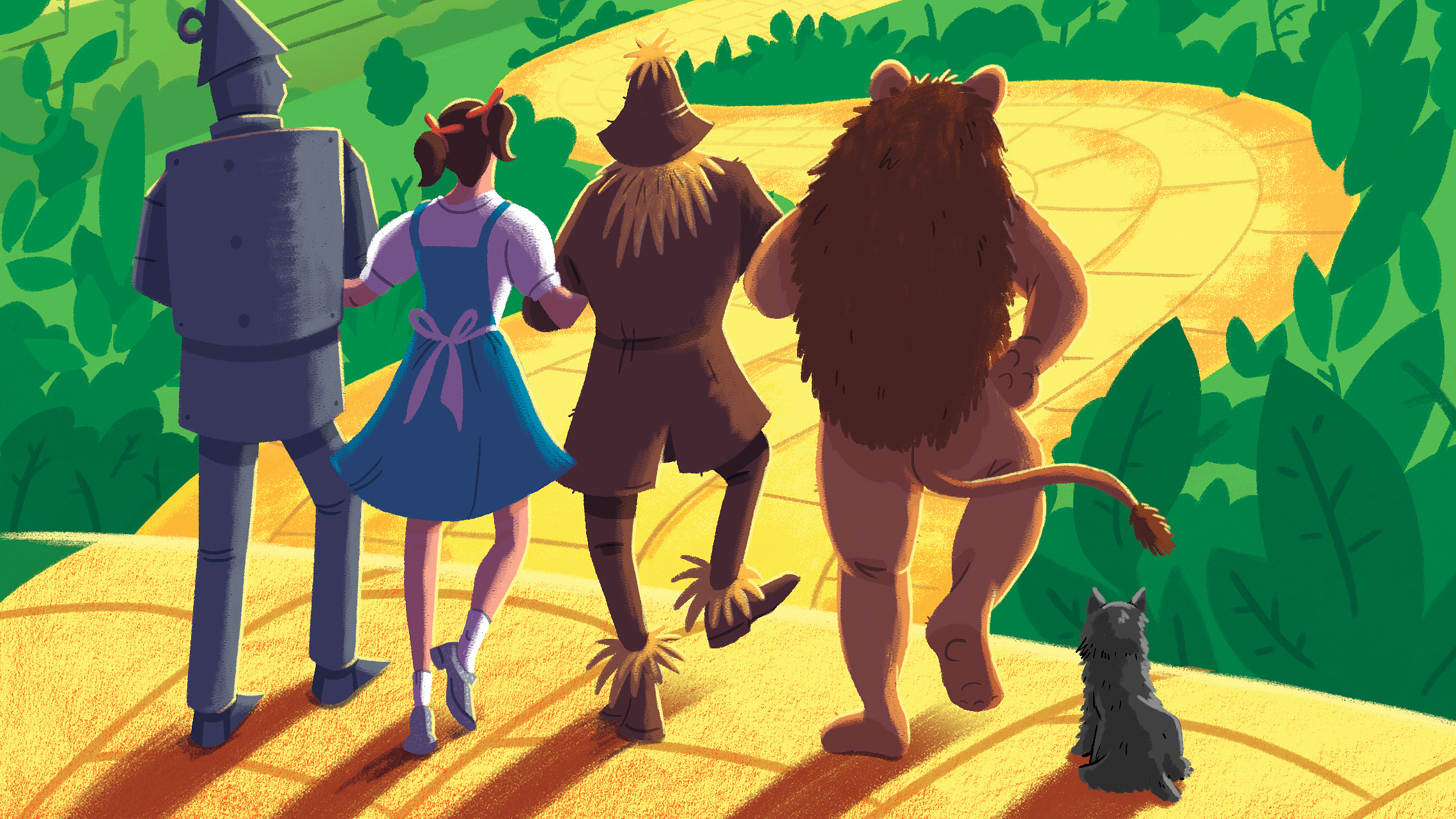 2278x1282 The Wizard Of OZ Illustration, HD Artist, 4k Wallpapers, Images, Backgrounds, Photos and Pictures