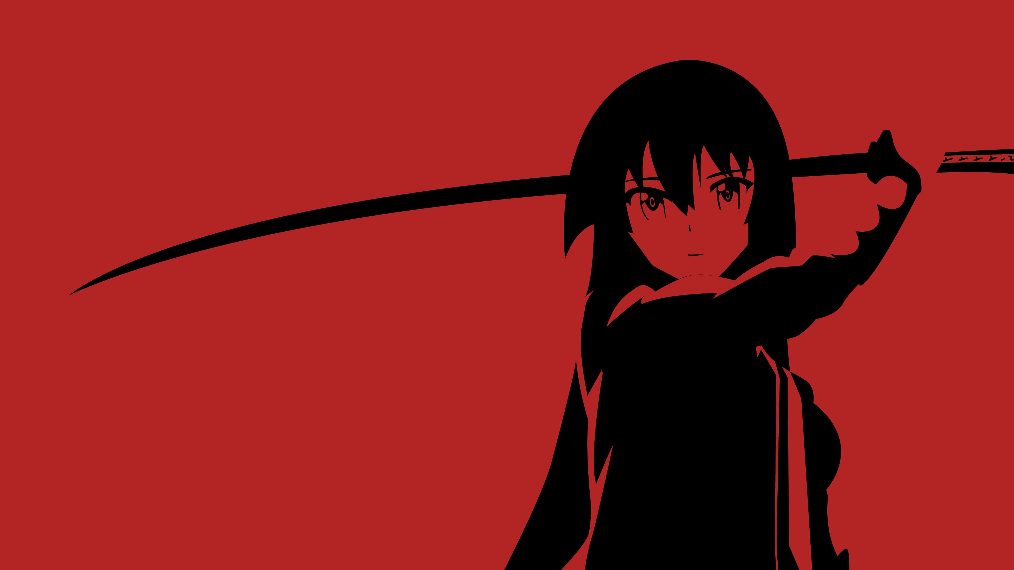 3840x2160 Red And Black Anime Wallpapers