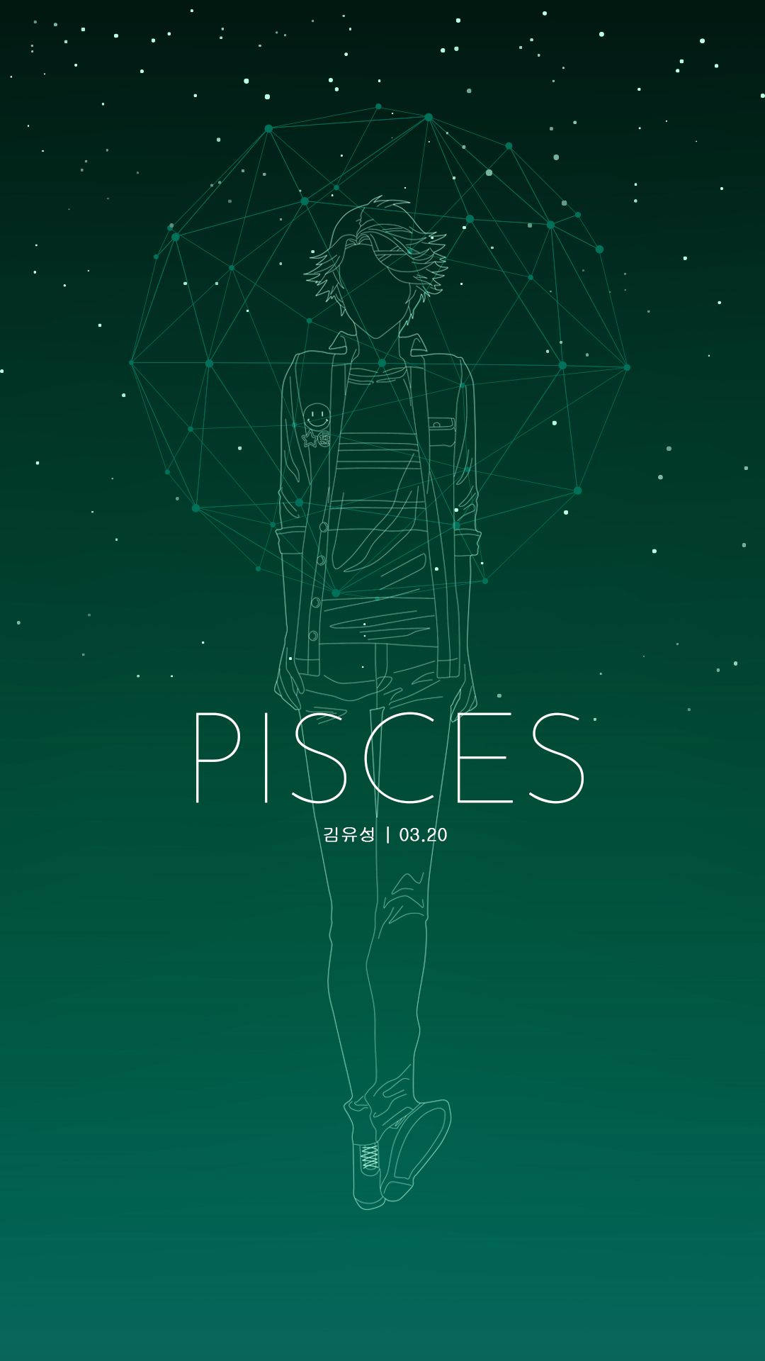 1080x1920 Download Pisces Anime Line Art Wallpaper