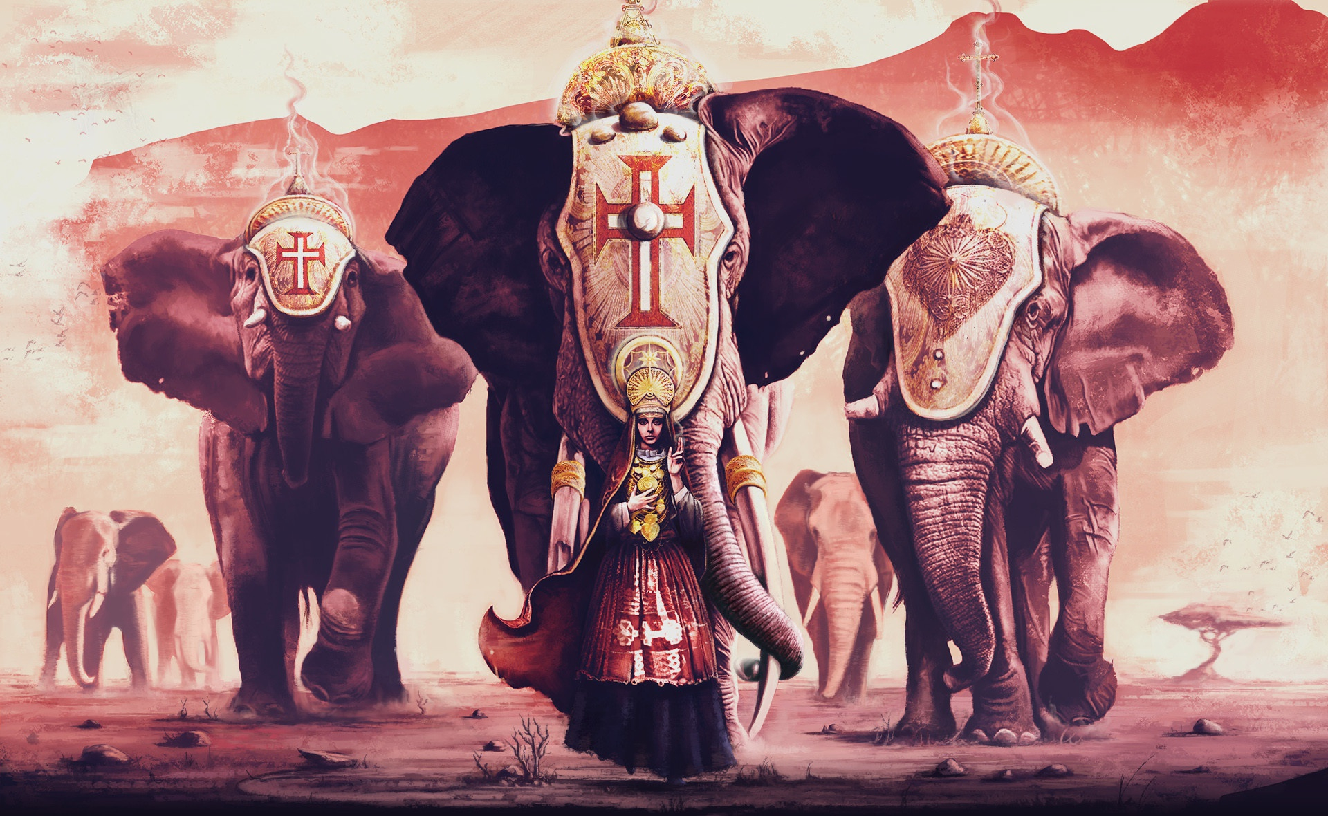 1920x1180 Fantasy Elephant HD Wallpaper by Ricardo Casti Abrantes
