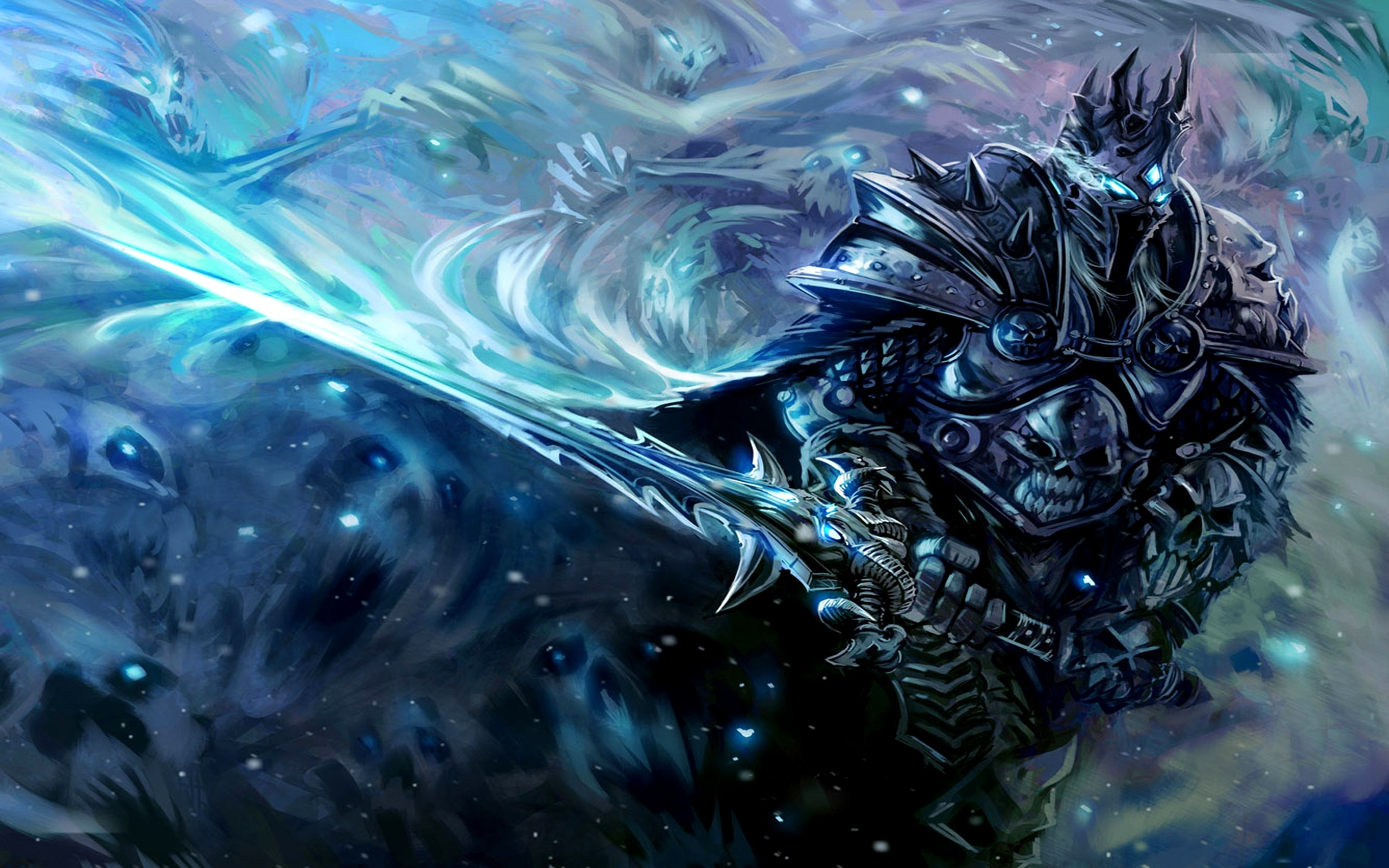 2560x1600 Lich King Arthas Artwork Wallpapers HD / Desktop and Mobile Backgrounds