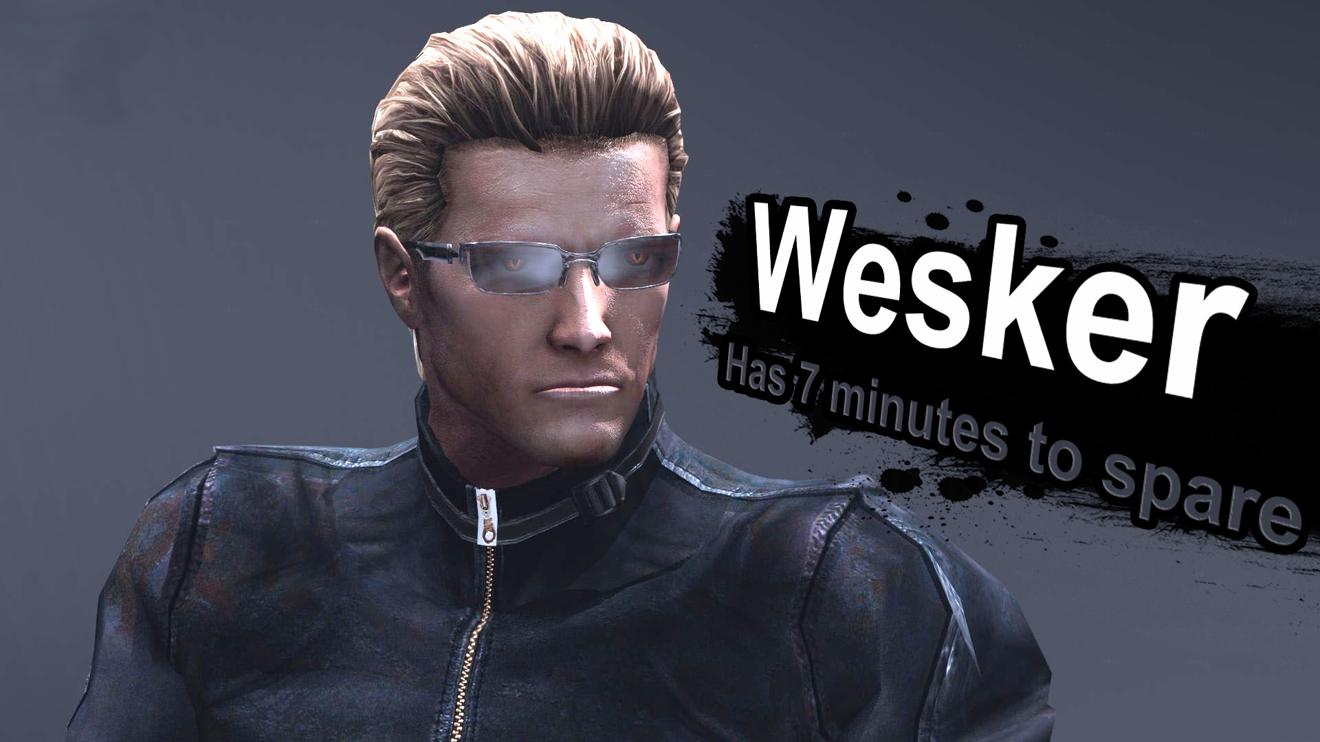 1920x1080 Albert Wesker has 7 minutes to spare | Super Smash Bros. 4 Character Announcement Parodies | Know Your Meme