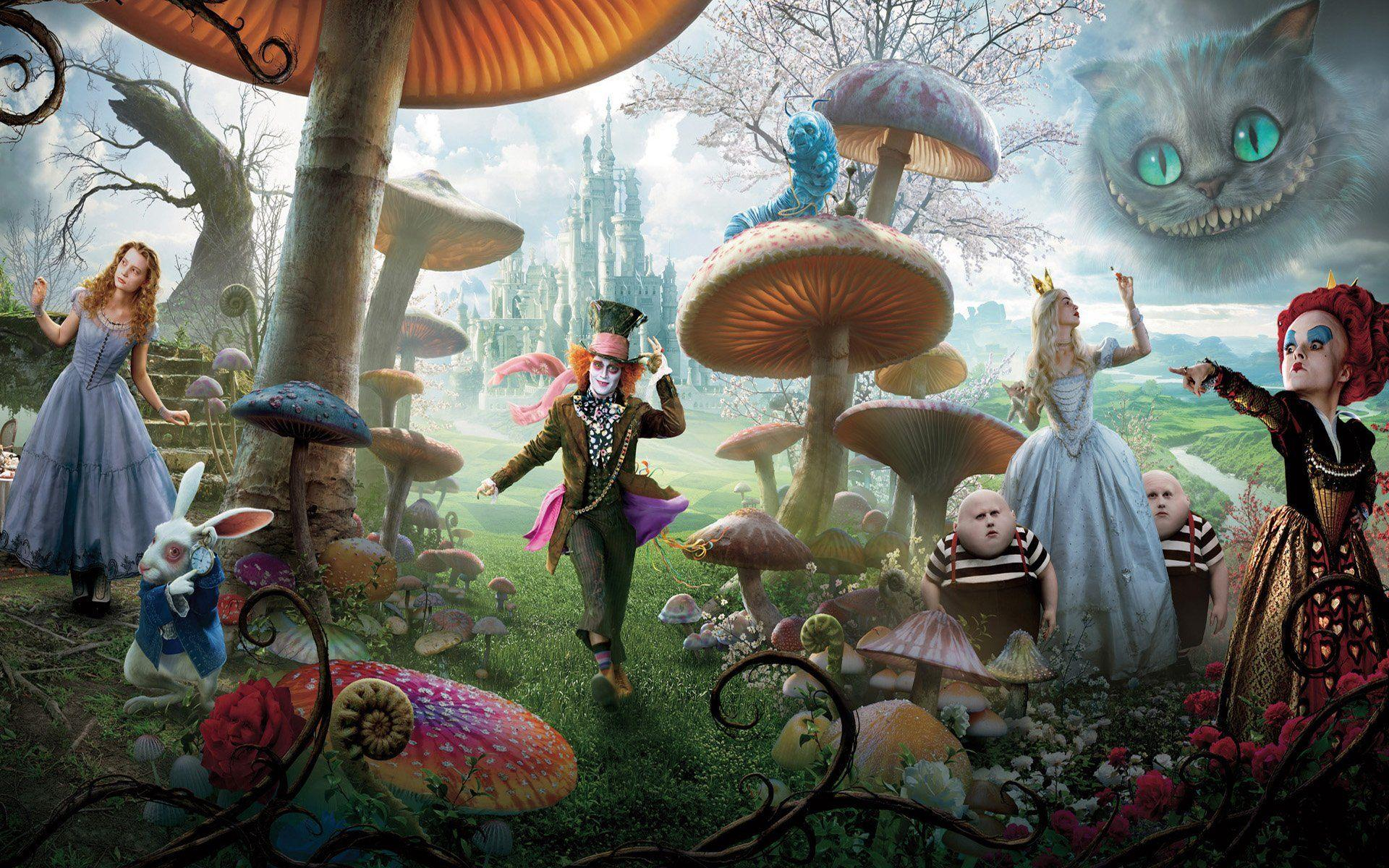1920x1200 Alice In The Wonderland Tim Burton Wallpapers