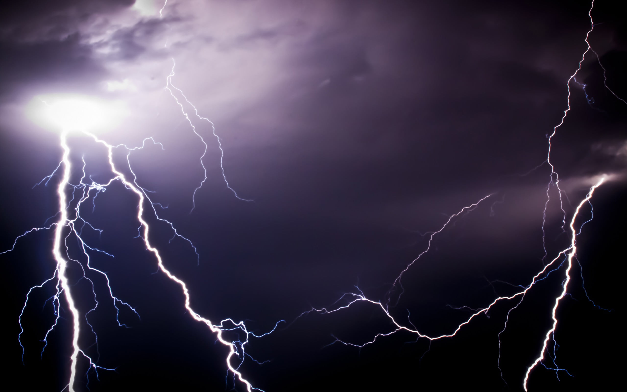 2560x1600 Thunder storm, lightning, nature, storm HD wallpaper