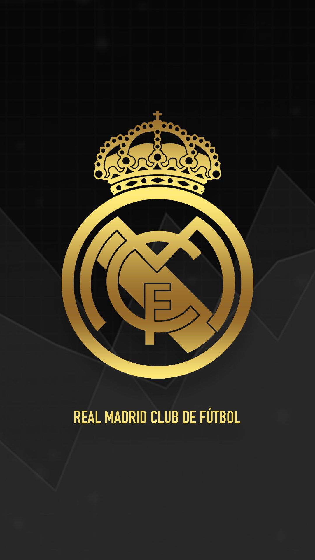 1080x1920 Real Madrid Gold | Real madrid wallpapers, Madrid wallpaper, Real madrid log