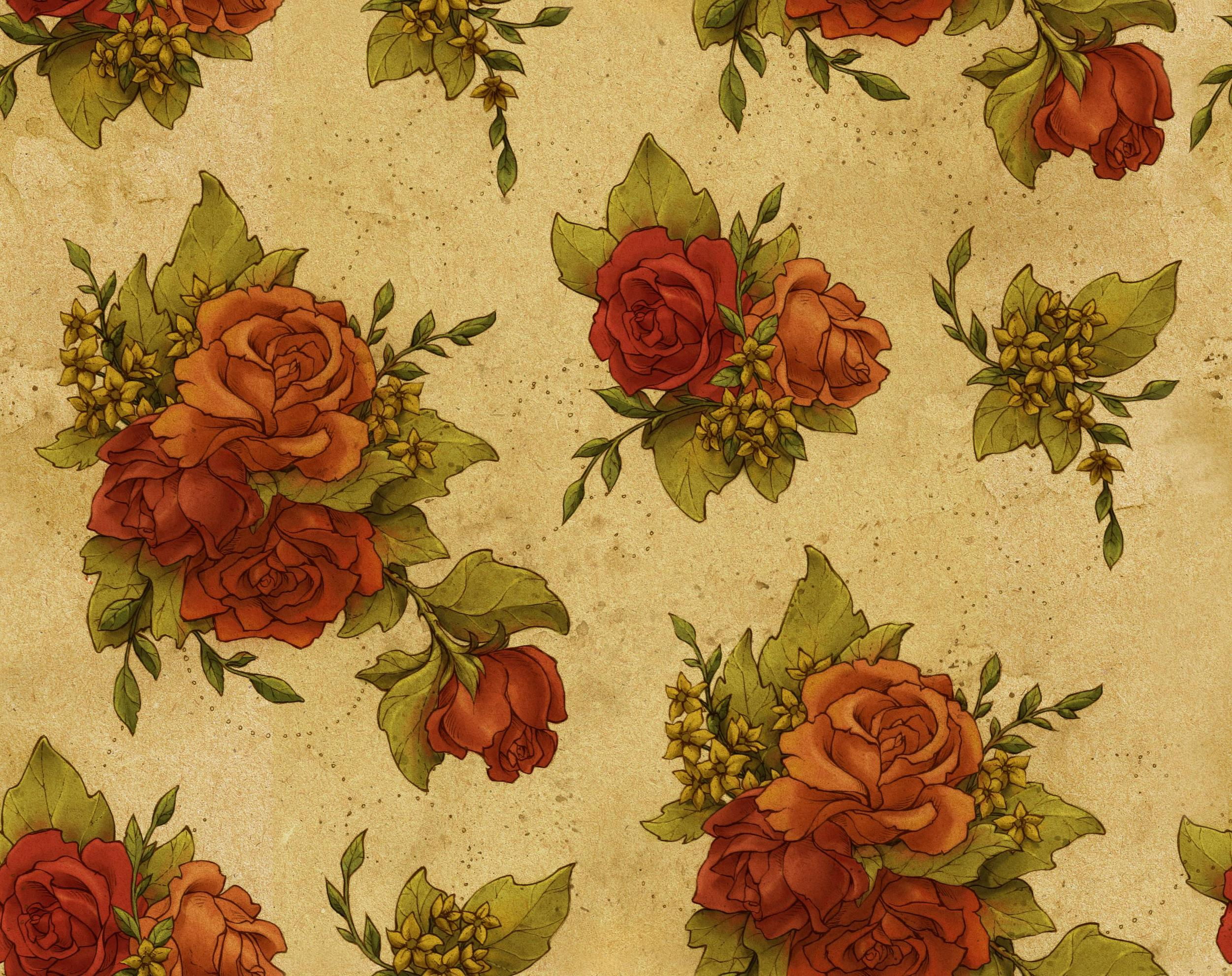2502x1982 Brown Vintage Floral Wallpapers Top Free Brown Vintage Floral Backgrounds