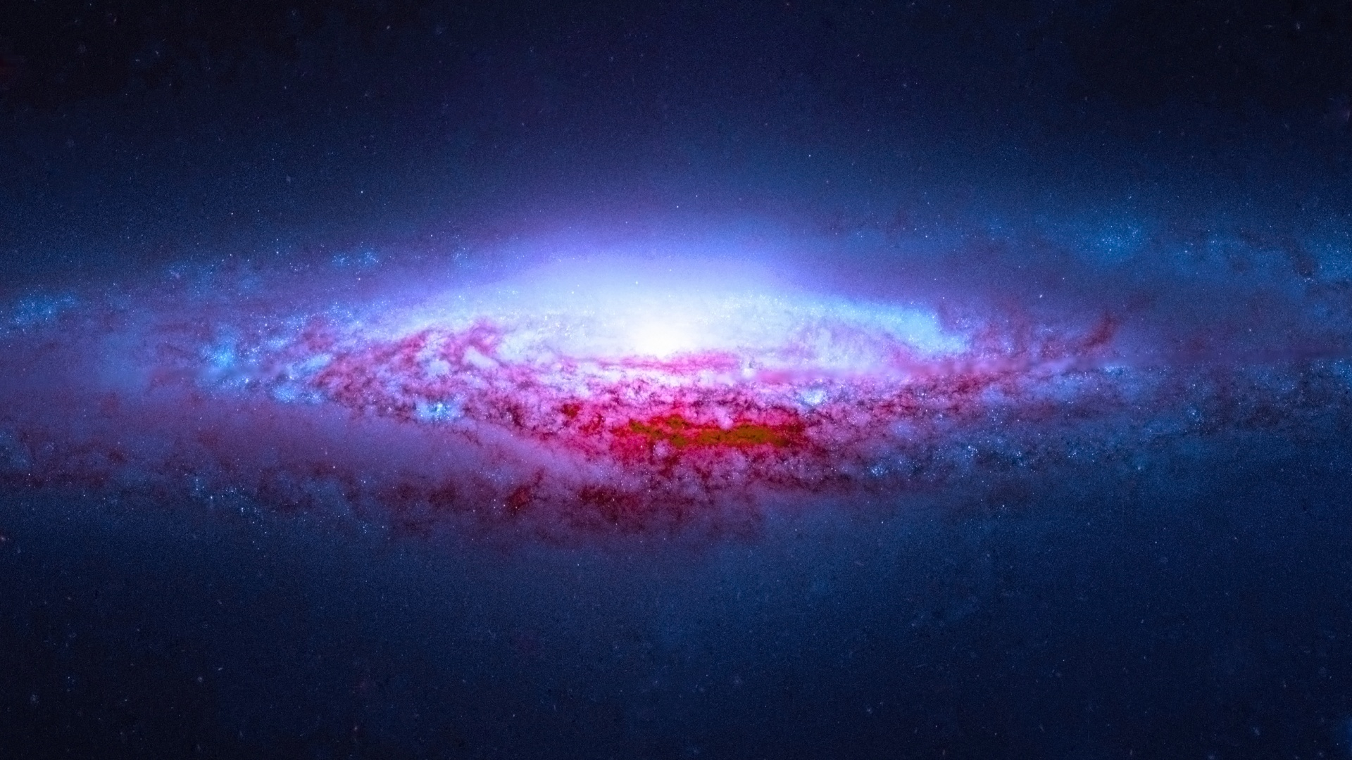 1920x1080 Spiral galaxy Astronomy Universe Colorful Vivid KDE Store