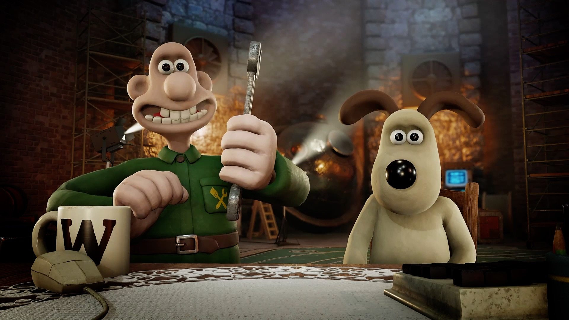 1920x1080 Wallace and Gromit clean up Bristol on new phone game BBC News
