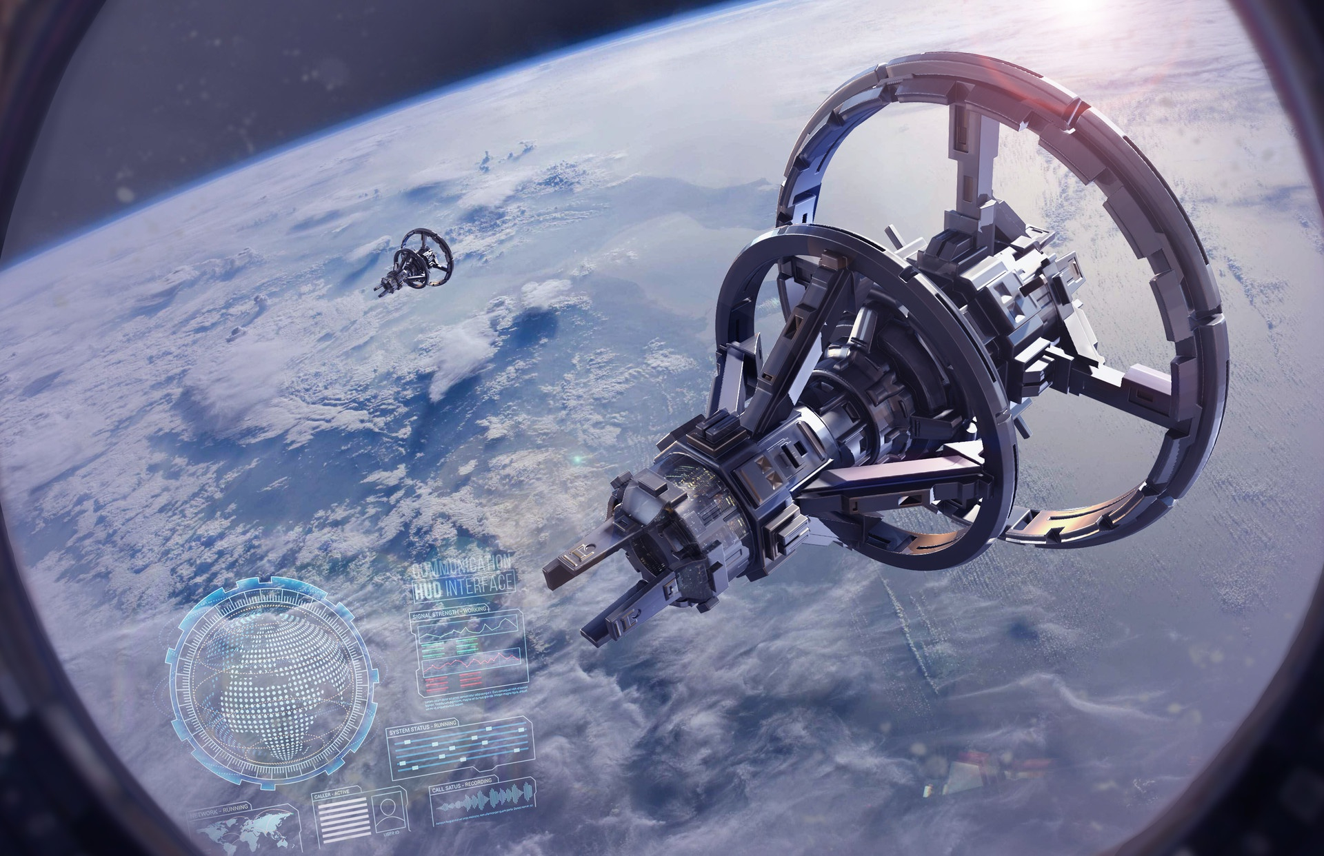 1920x1242 Wallpaper : science fiction, space station, space art WallpaperManiac 1503943 HD Wallpapers