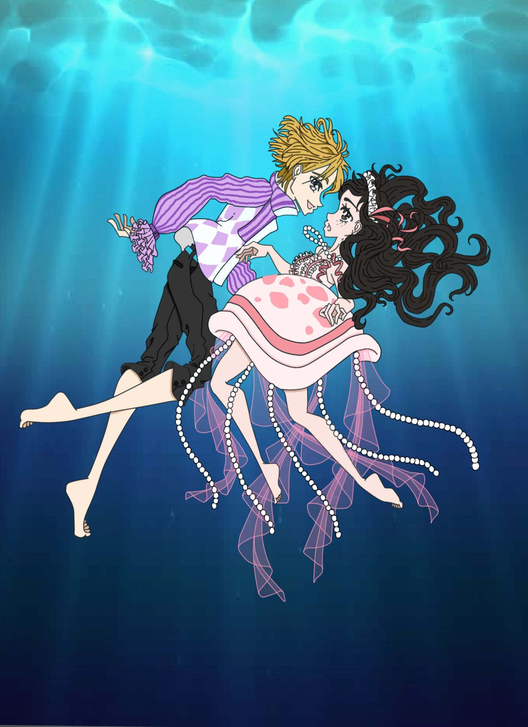 1700x2338 Princess Jellyfish Fan-art!