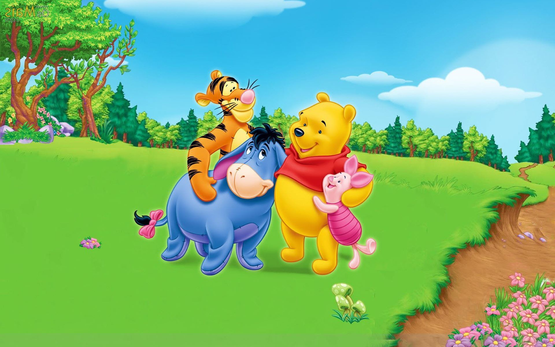 1920x1200 Winnie the Pooh Character Wallpapers