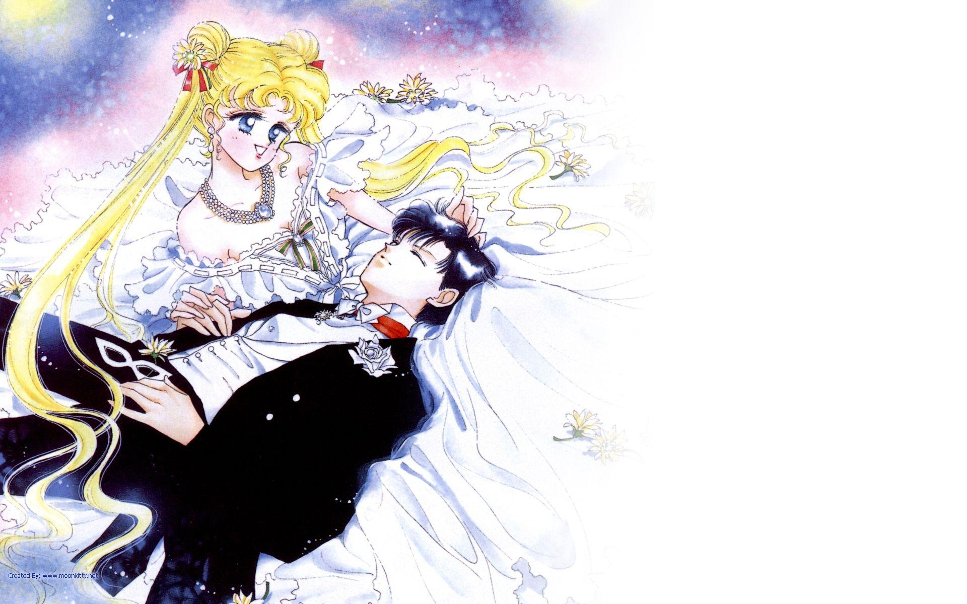 1920x1200 Sailor Moon And Tuxedo Mask Wallpapers