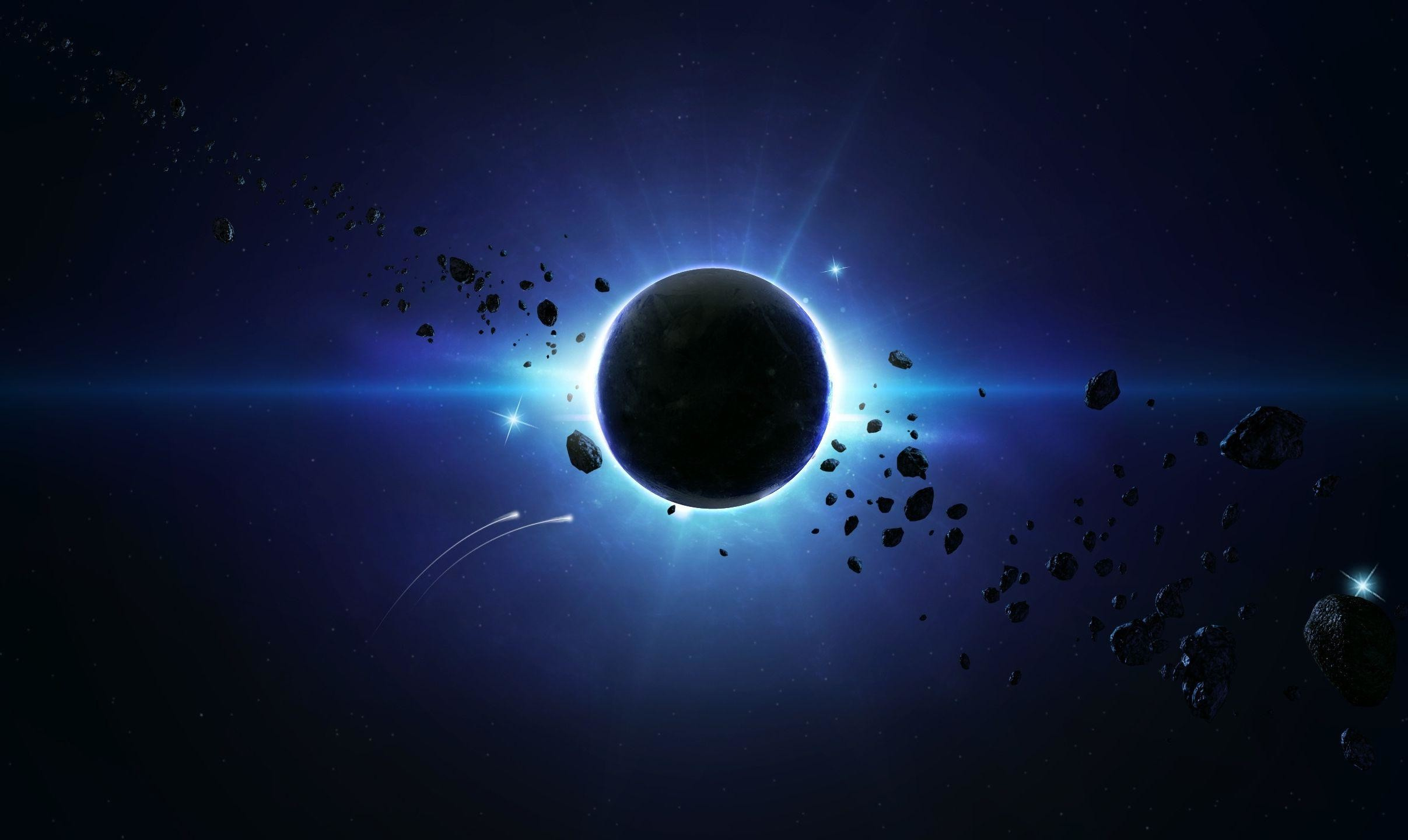 2414x1440 Planet Eclipse Wallpaper (66+ pictures