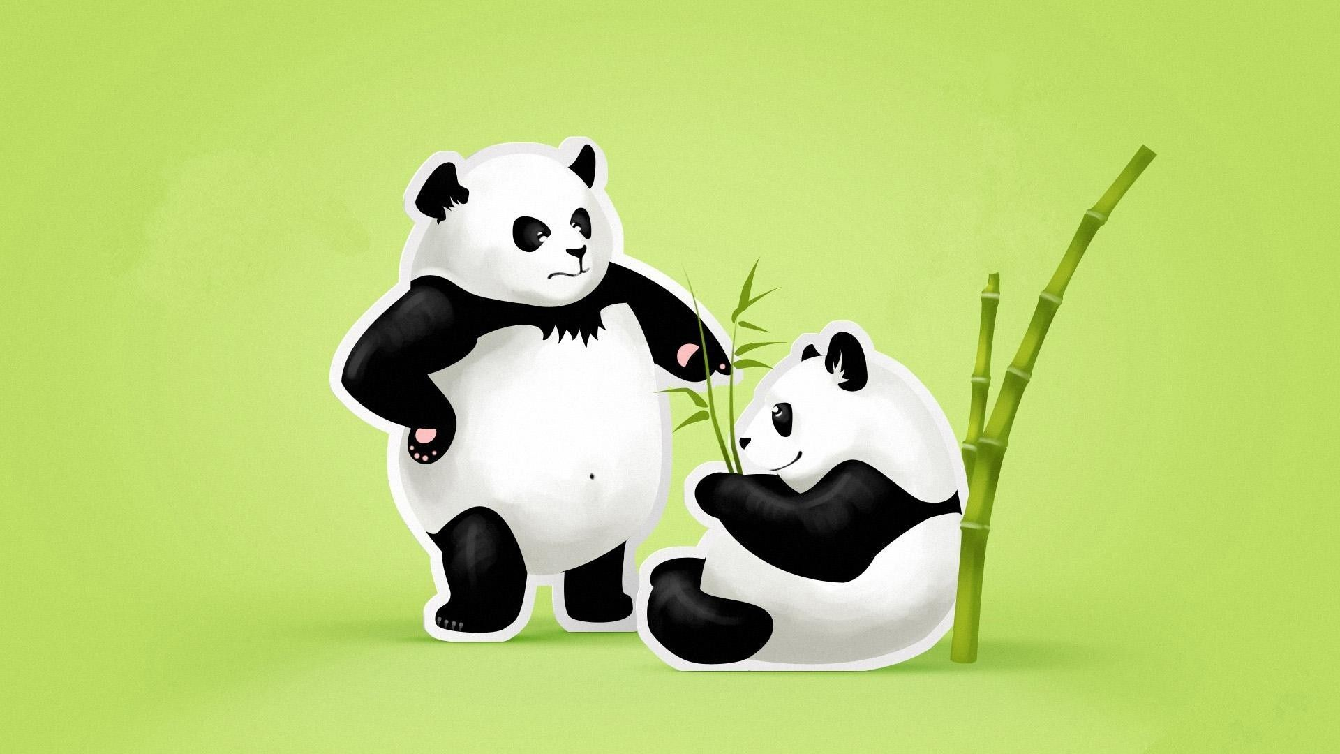 1920x1080 Cute Panda Couple Wallpaper HD | Best HD Wallpapers | Cute panda wallpaper, Panda wallpapers, Cartoon wallpaper