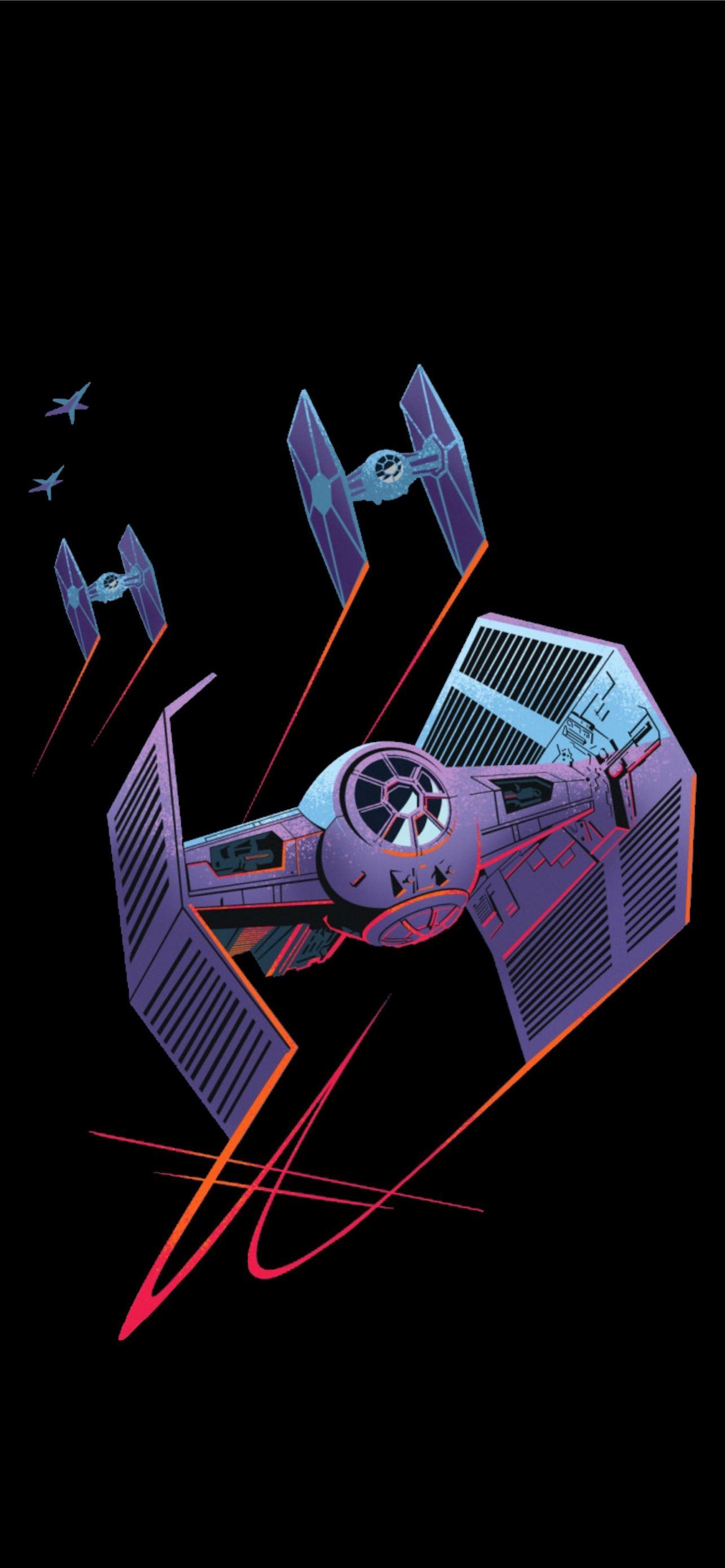 1284x2778 star wars tie fighter iPhone Wallpapers Free Download