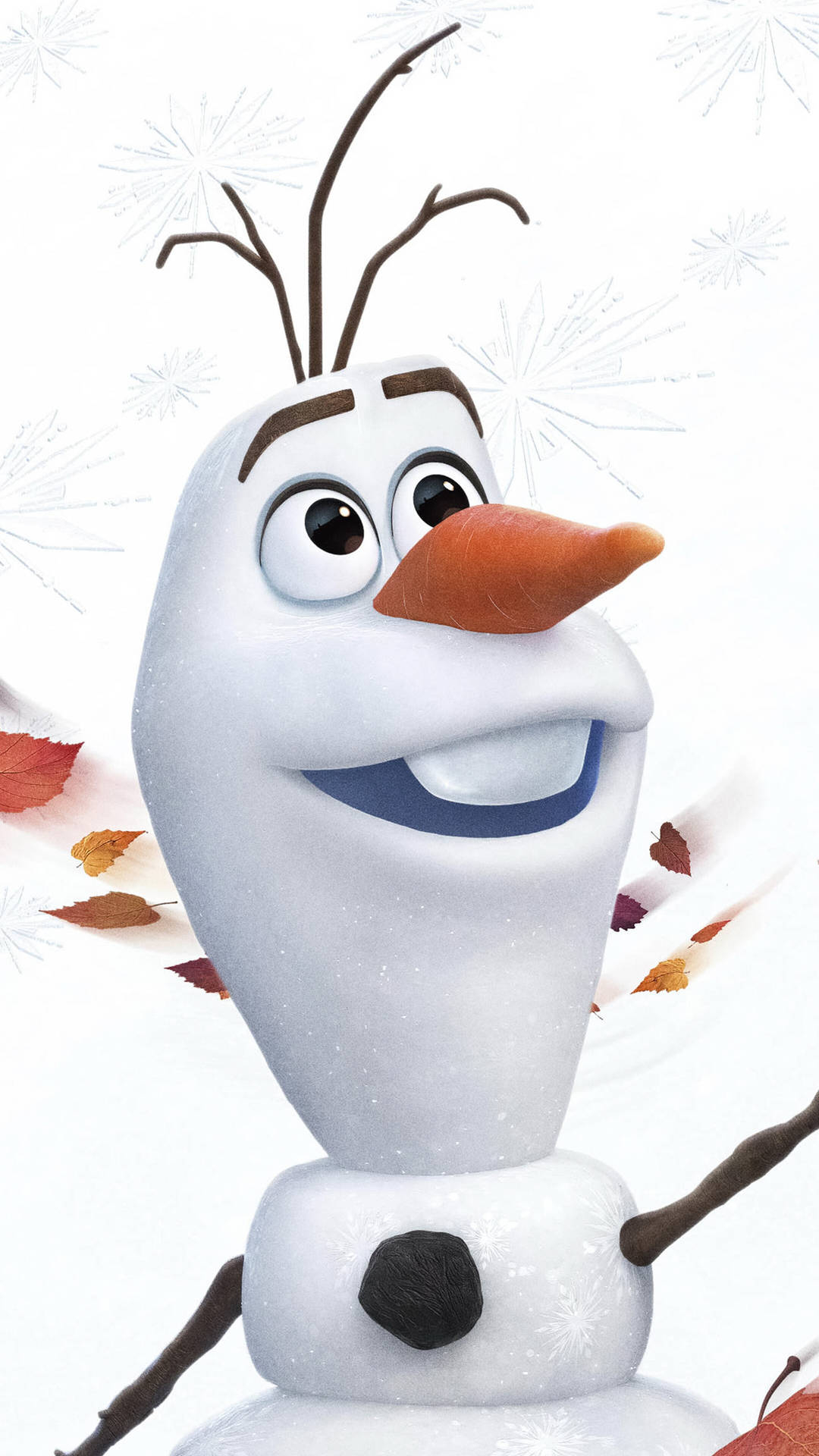1080x1920 Download Adorable Olaf The Snowman Wallpaper