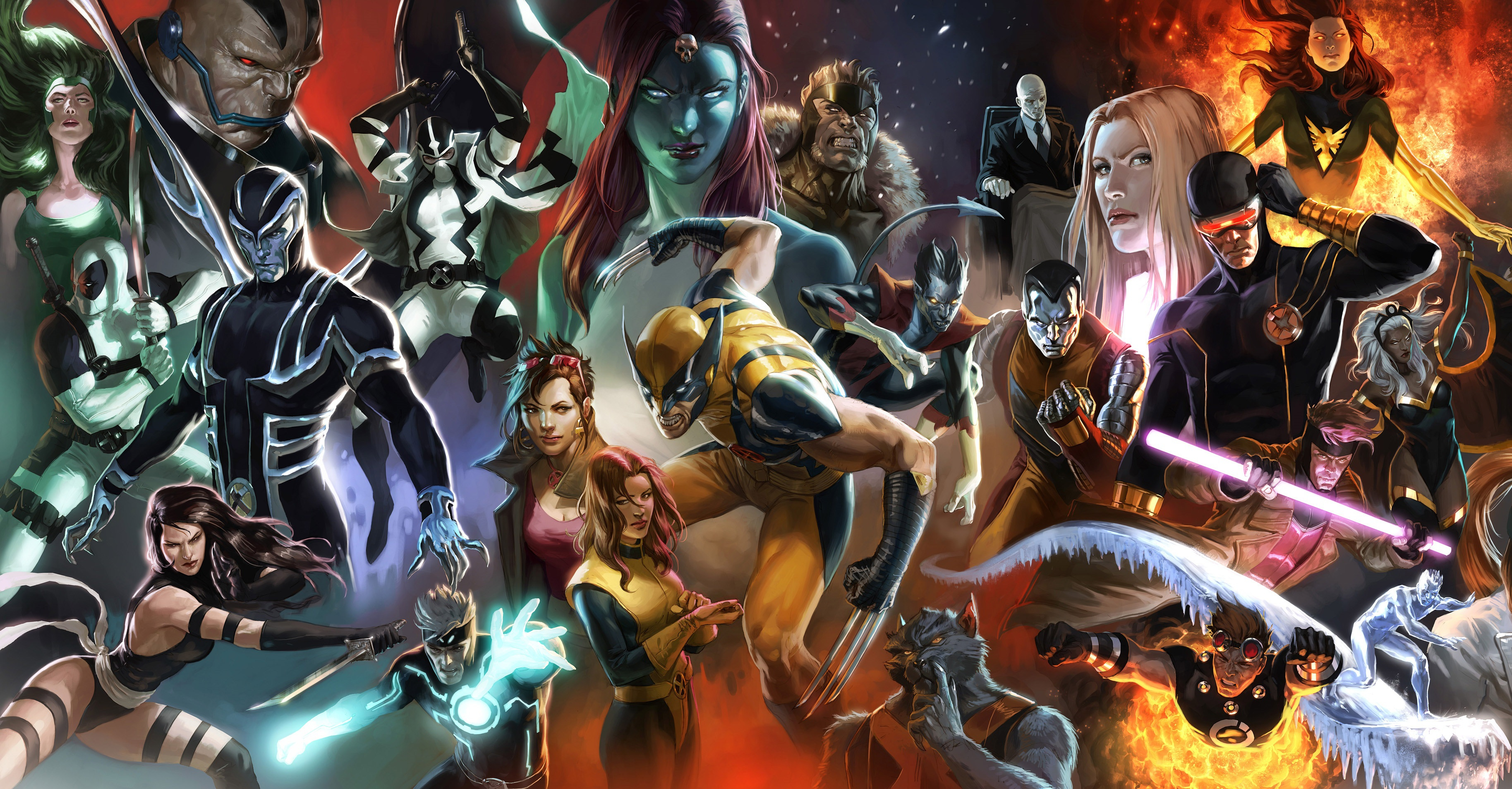3655x1906 670+ X-Men HD Wallpapers and Backgrounds