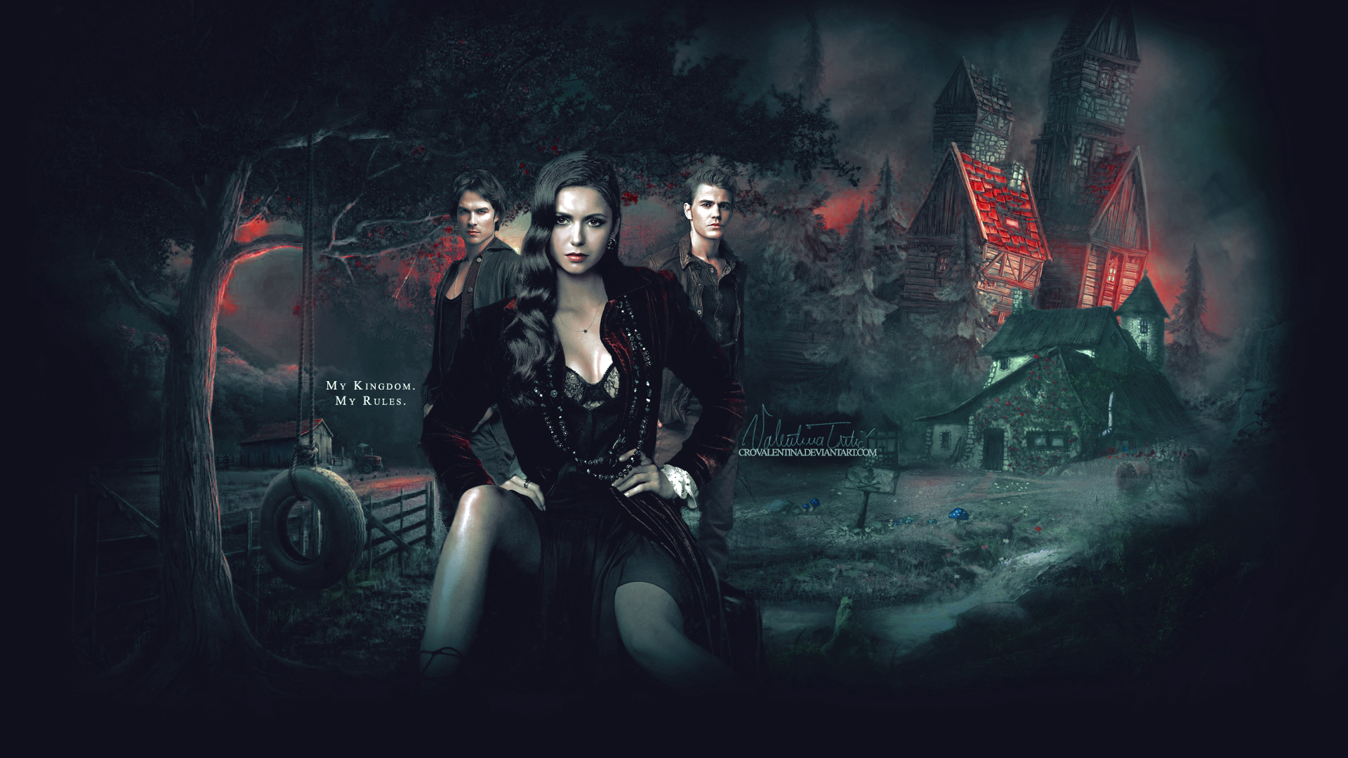 1920x1080 Free download The Vampire Diaries images The Vampire Diaries HD wallpaper and [] for your Desktop, Mobile \u0026 Tablet | Explore 74+ The Vampire Diaries Wallpaper | Vampire Diaries All Seasons Wallpapers