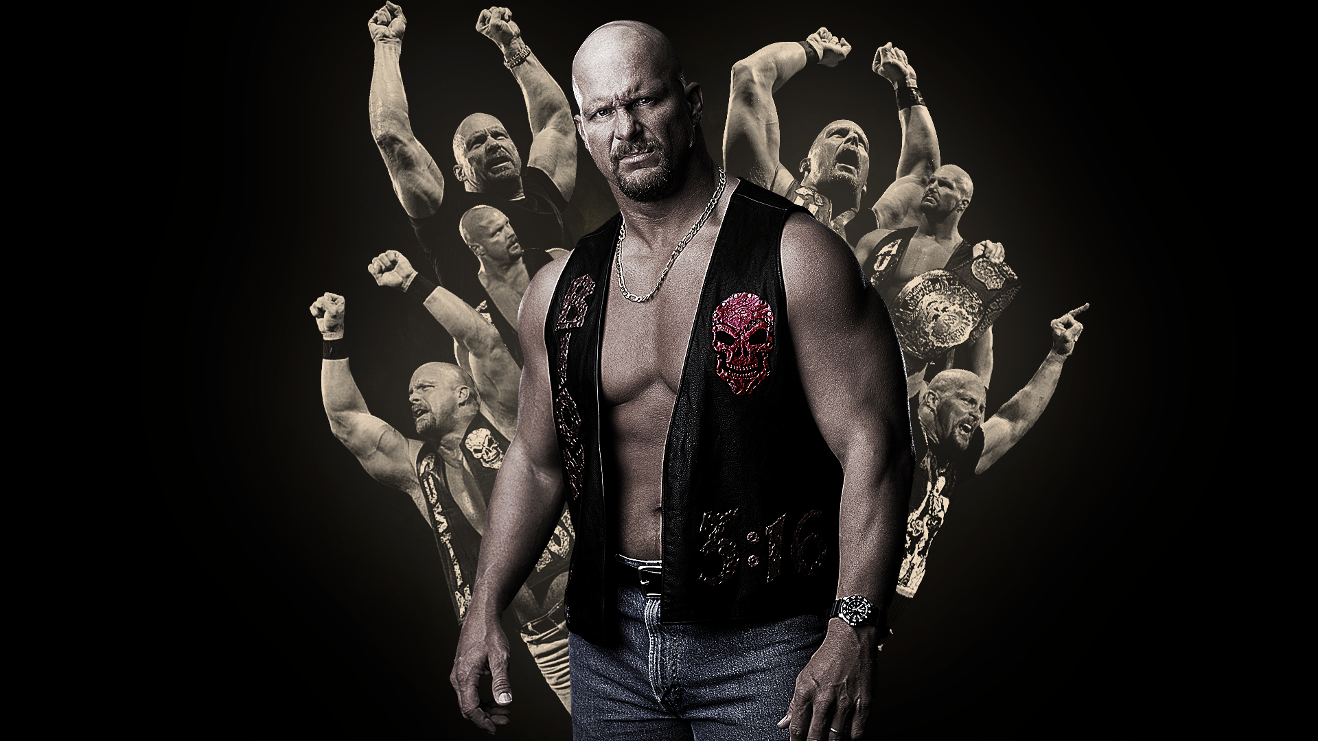 1920x1080 Stone Cold Steve Austin by RatedEdgeSuperstar on deviantART | Stone cold steve, Steve austin, Wwe pictures