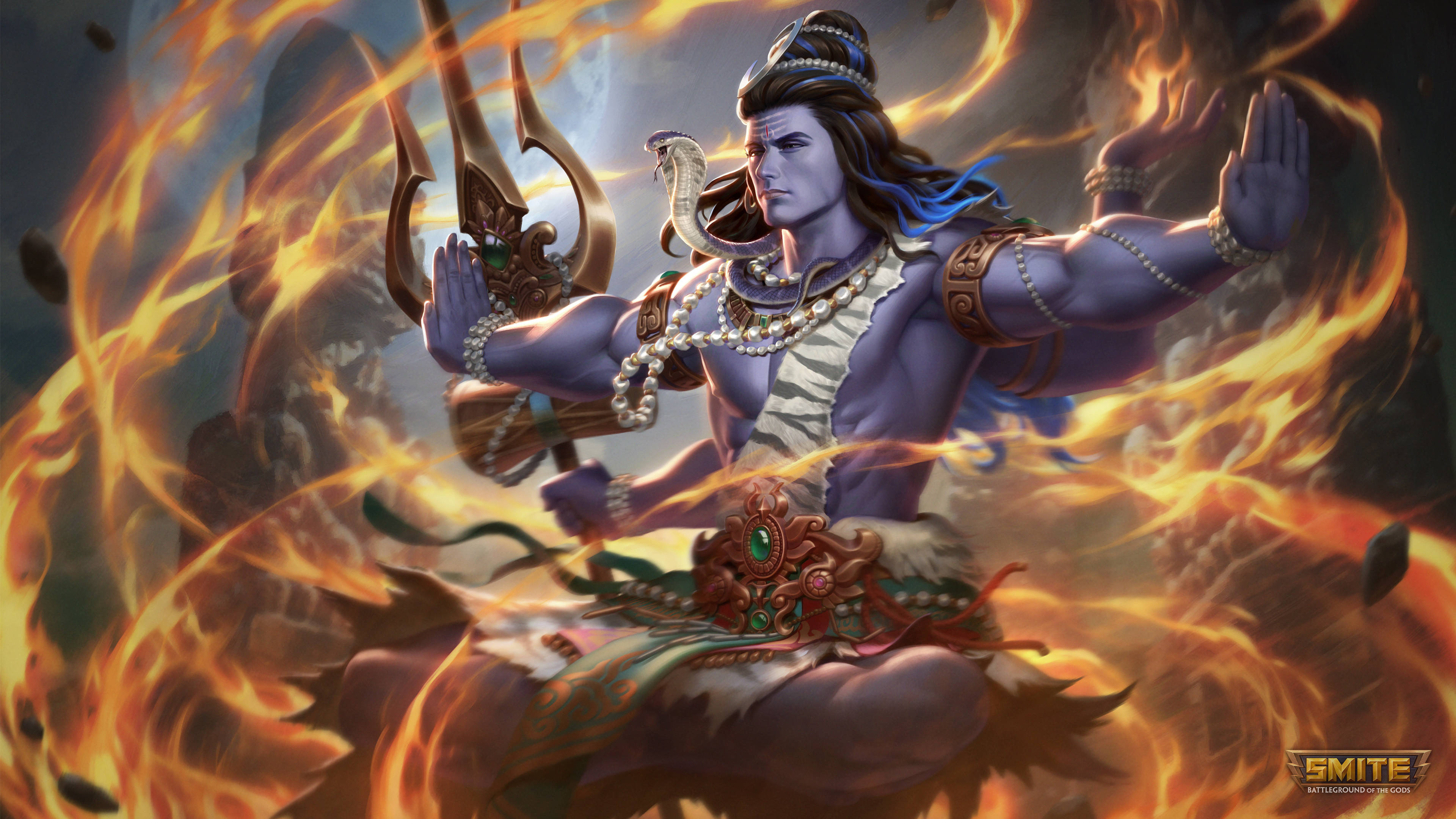 3840x2160 Shiva (Smite) HD Wallpapers and Backgrounds