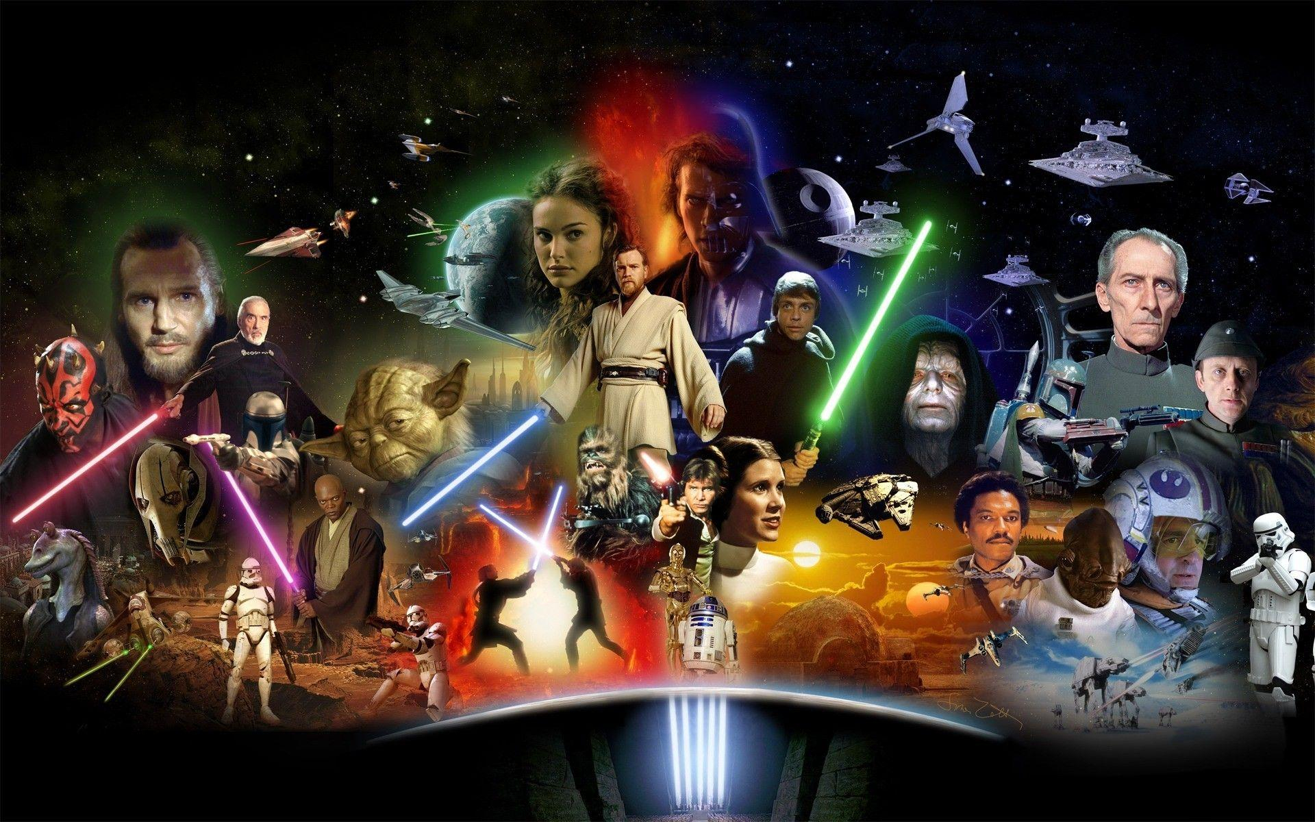 1920x1200 Star Wars Film Characters Wallpapers