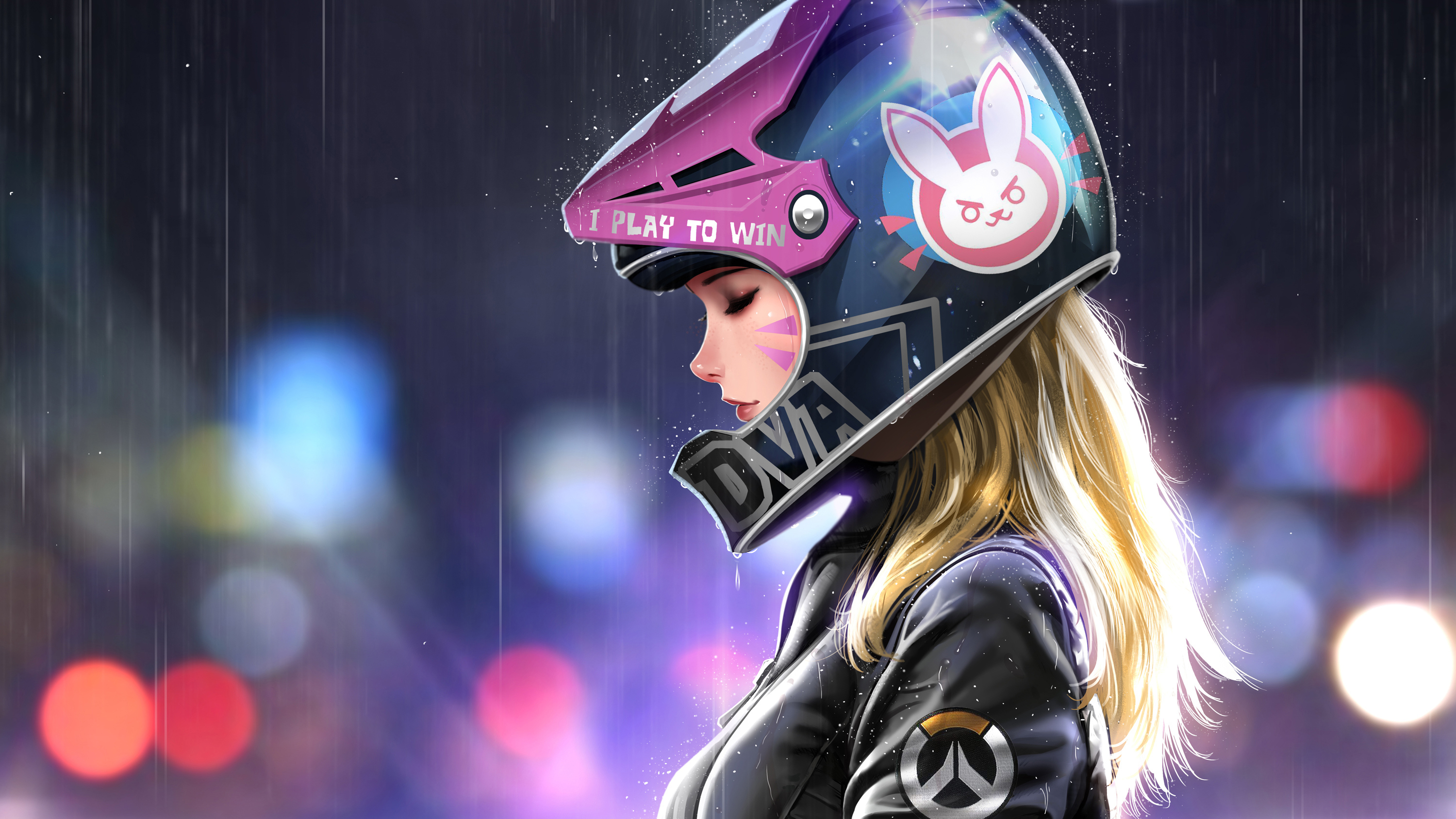 3000x1688 2048x1152 Dva Biker Girl 2048x1152 Resolution HD 4k Wallpapers, Images, Backgrounds, Photos and Pictures