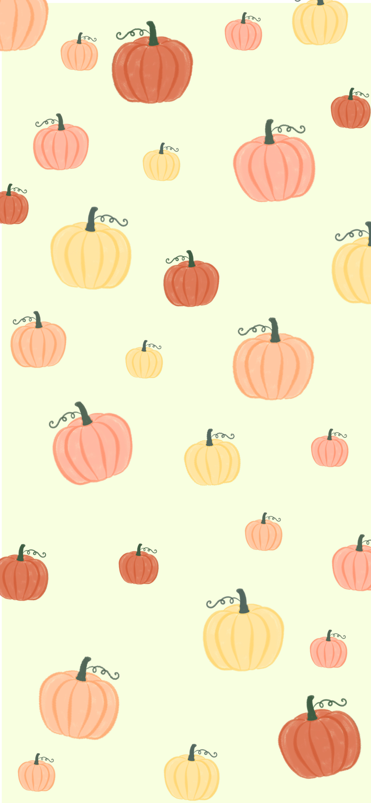 1242x2688 Cute Pumpkin Wallpapers
