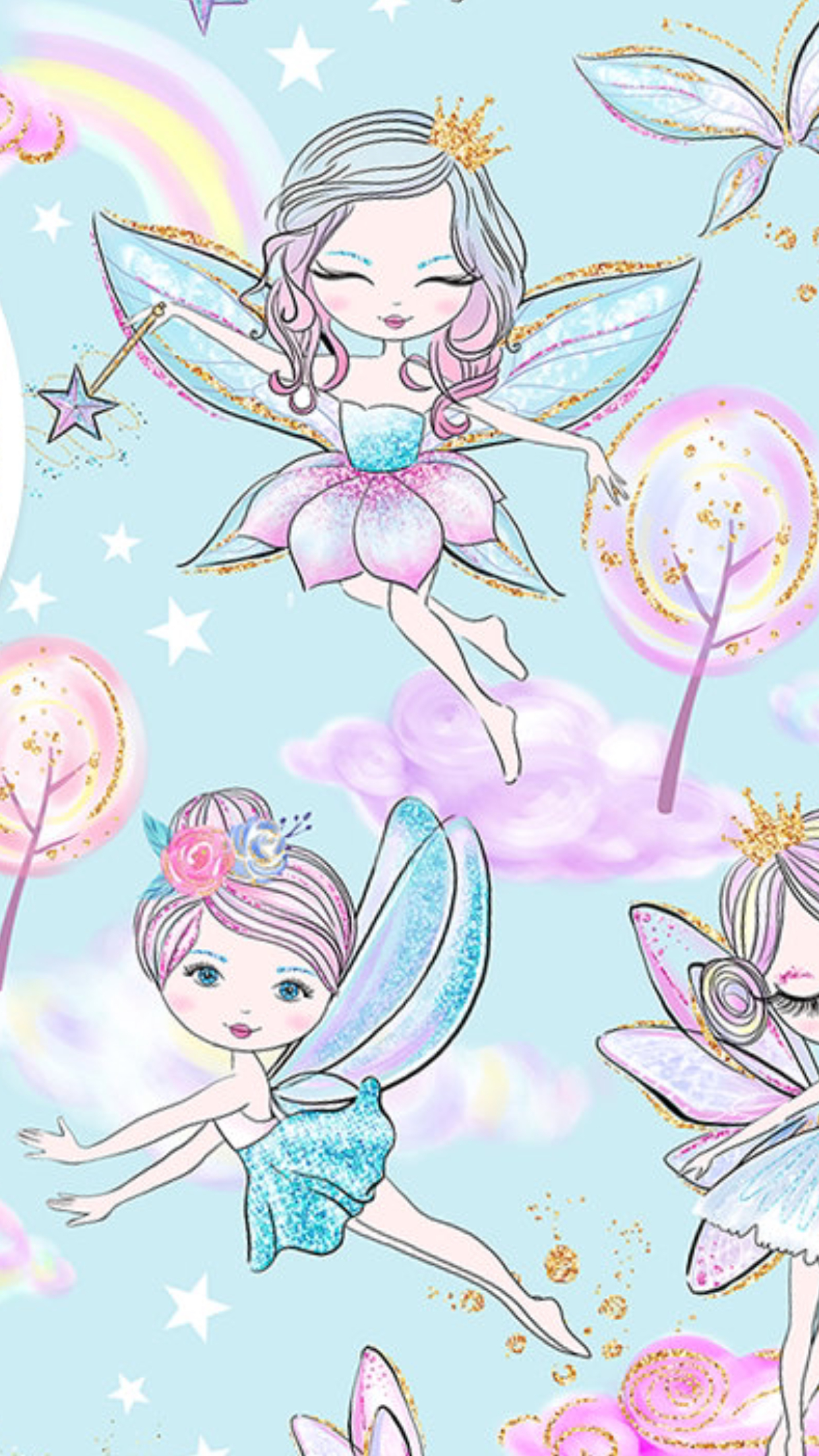 1242x2208 Fairy Cartoon Wallpapers Top Free Fairy Cartoon Backgrounds