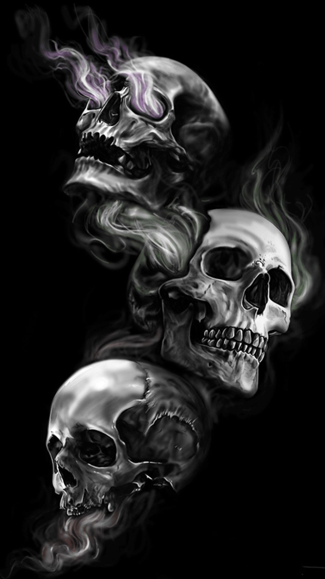 1080x1920 Cool Evil Skull Wallpapers Top Free Cool Evil Skull Backgrounds