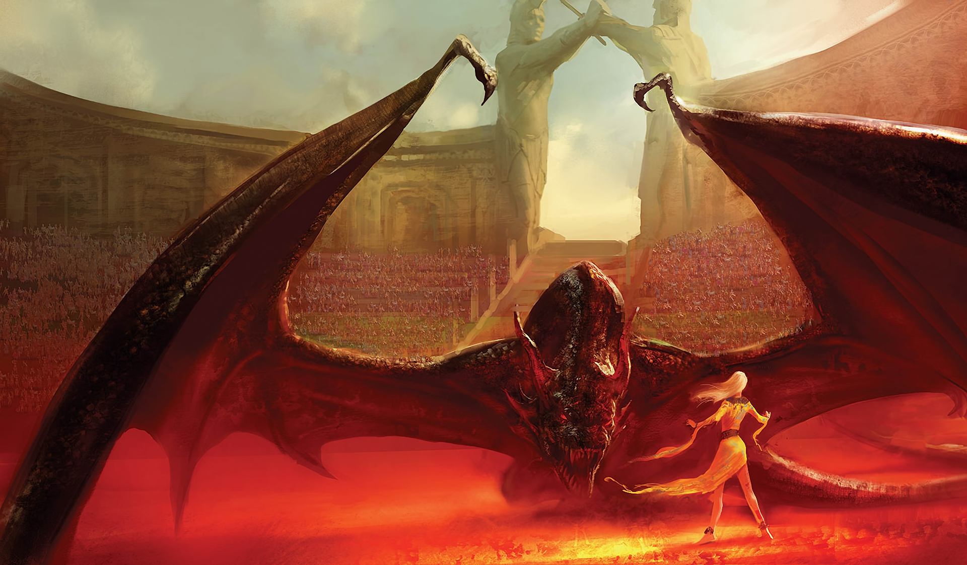 1920x1122 A Song Of Ice And Fire HD Wallpaper by Marc Simonetti