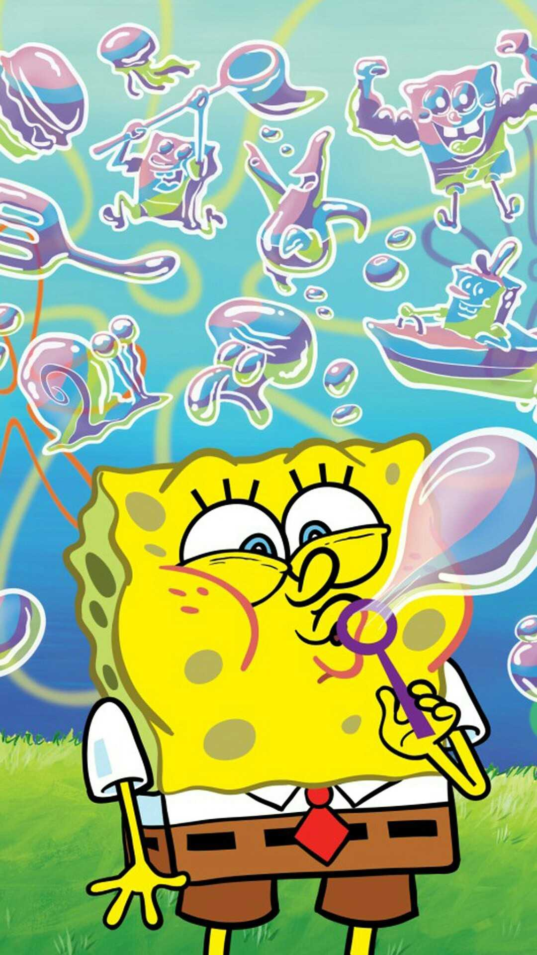1080x1920 SpongeBob Wallpaper
