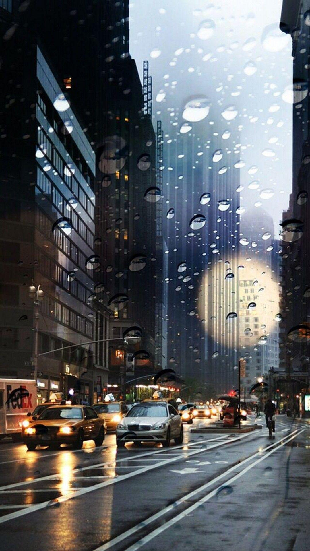 1080x1920 City Rain Wallpapers
