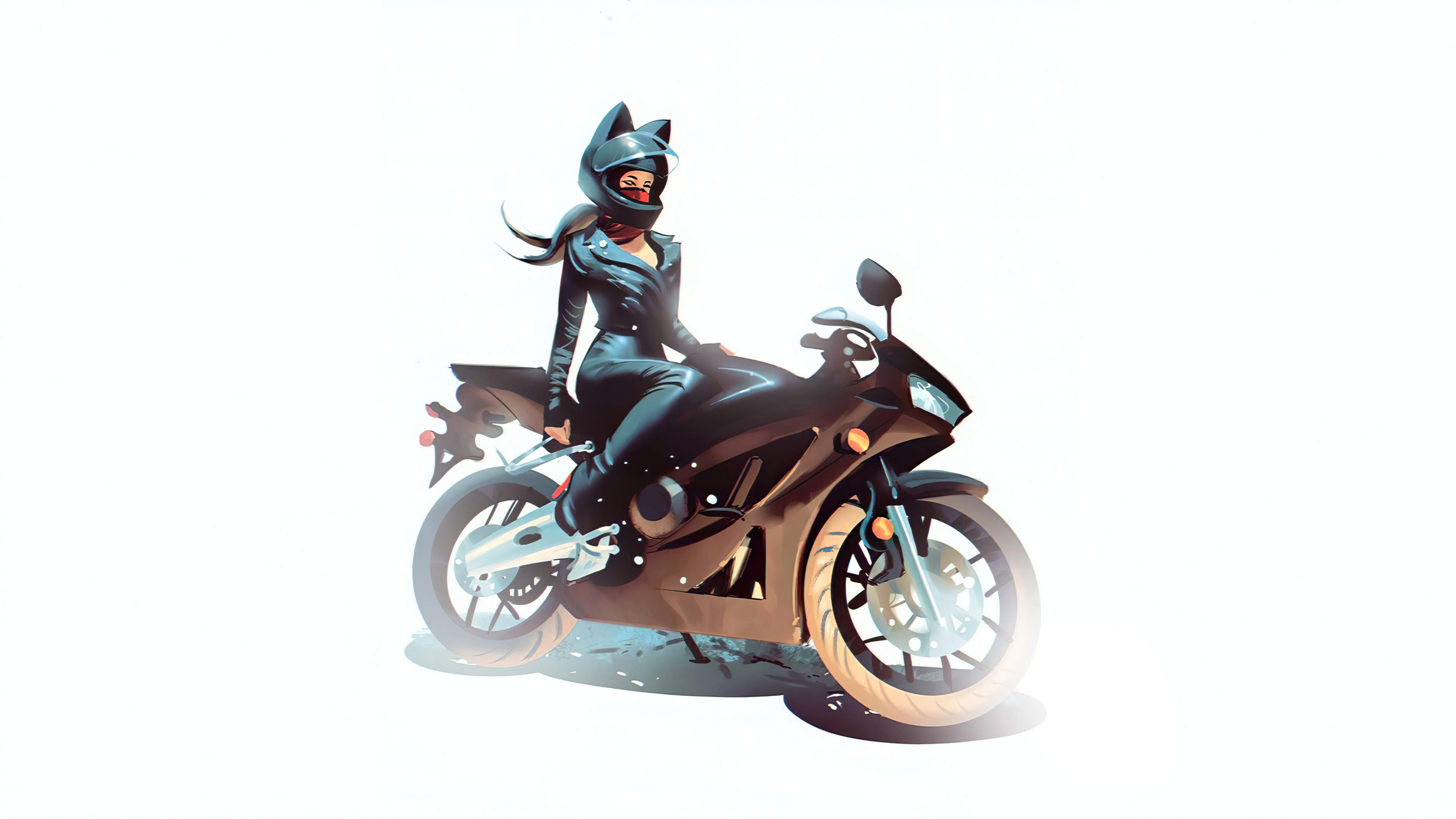 3840x2160 Biker Girl 4k 2020, HD Artist, 4k Wallpapers, Images, Backgrounds, Photos and Pictures