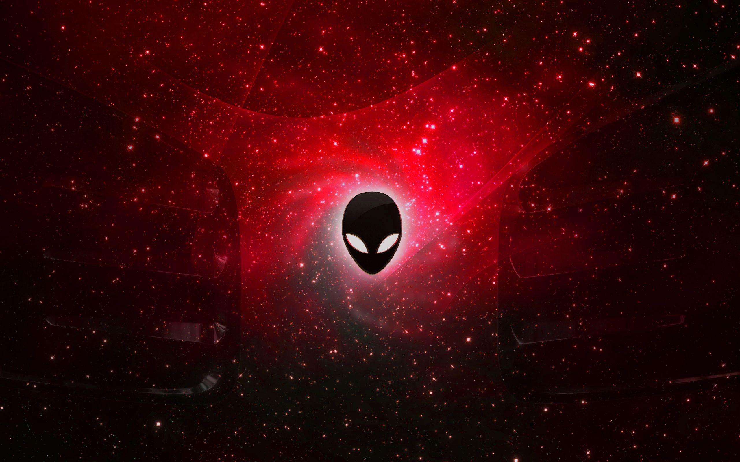 2560x1600 Alienware Desktop Background Red Space Galaxy | Dark desktop backgrounds, Dark wallpaper, Pc desktop wallpaper