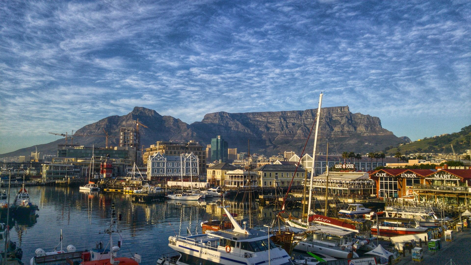 1920x1080 Cape Town South Africa Table Mountain #waterfront #boat #sea #sky Mother City #yachts #morning&acirc;&#128;&brvbar; | Cidade do cabo &Atilde;&iexcl;frica do sul, Viagem &Atilde;&iexcl;frica do sul, Cidade do cab