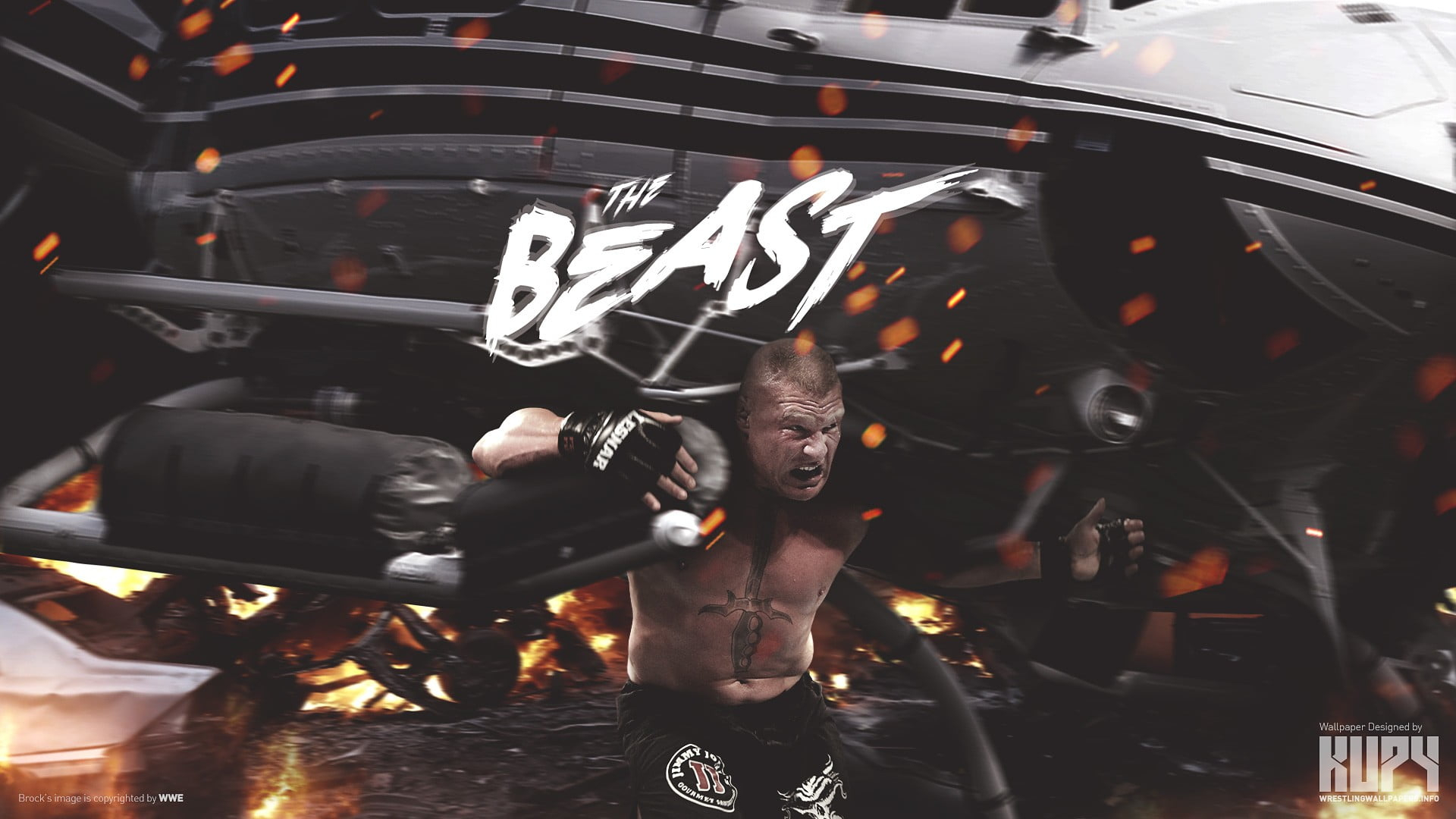 1920x1080 The Beast digital wallpaper, WWE, Brock Lesnar , wrestling HD wallpaper |
