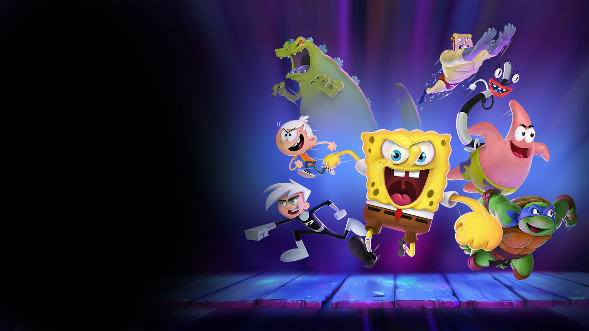 1920x1080 Nickelodeon All-Star Brawl (2021) promotional art MobyGames