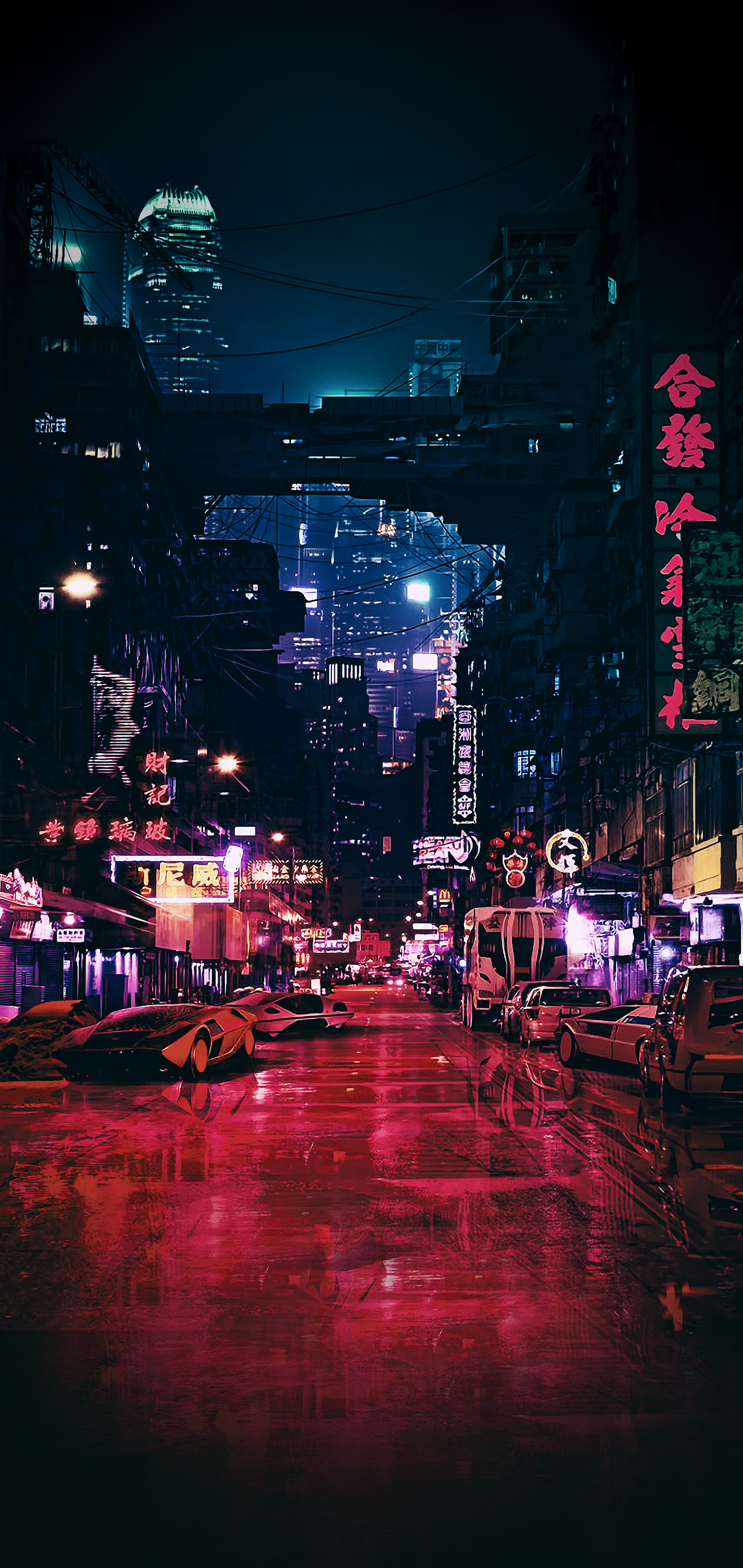 1440x3040 Tokyo Night (Ghost in the Shell) S10/S10+ Wallpaper : r/S10wallpapers