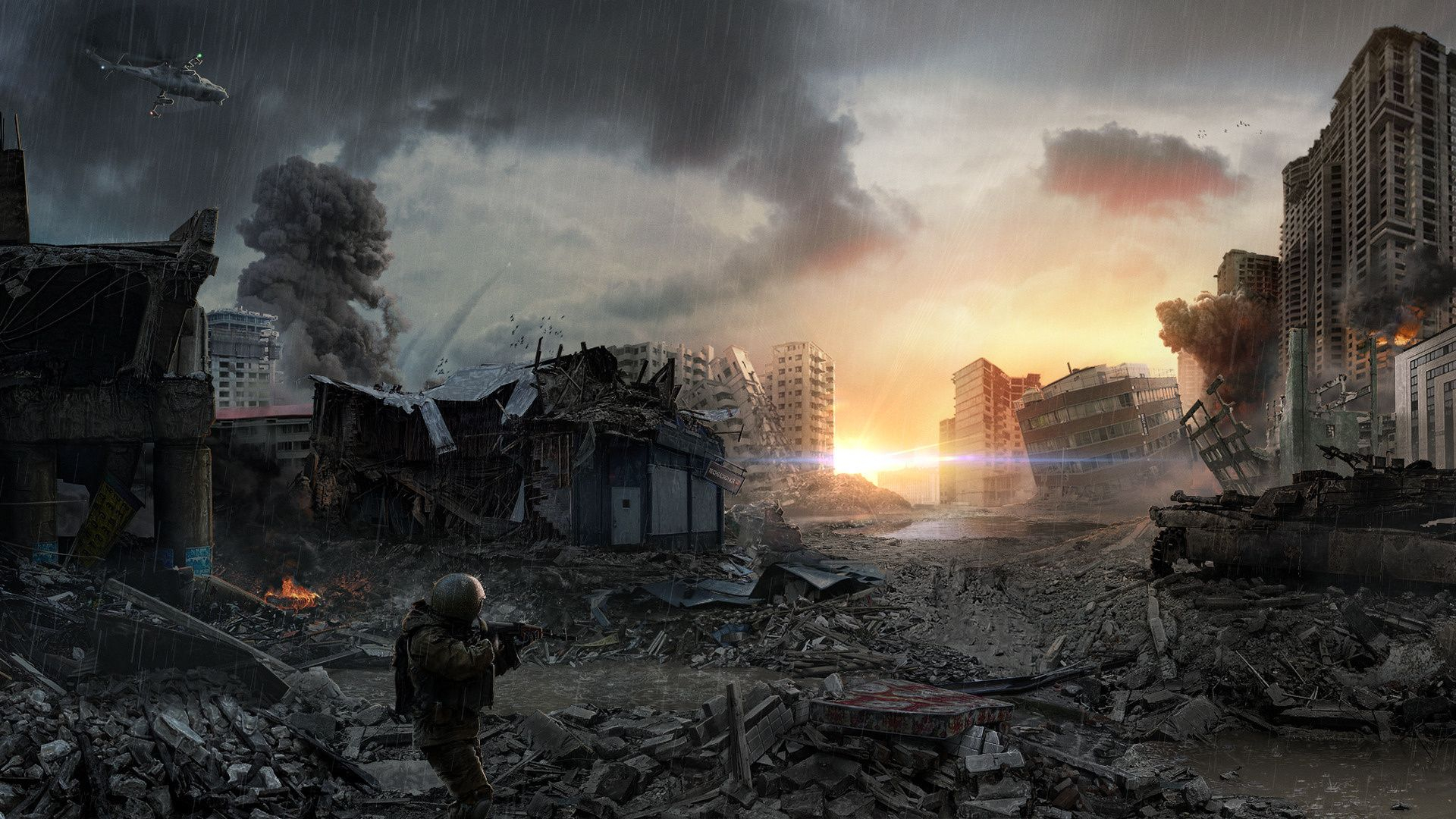 1920x1080 Post Apocalyptic wallpaper | Post apocalyptic city, Post apocalypse, Post apocalyptic